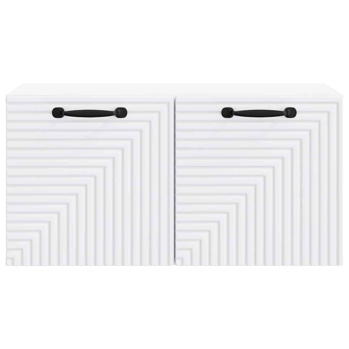 Wandmontierter TV-Schrank Weiß 59,5 x 31 x 30 cm Holzwerkstoff