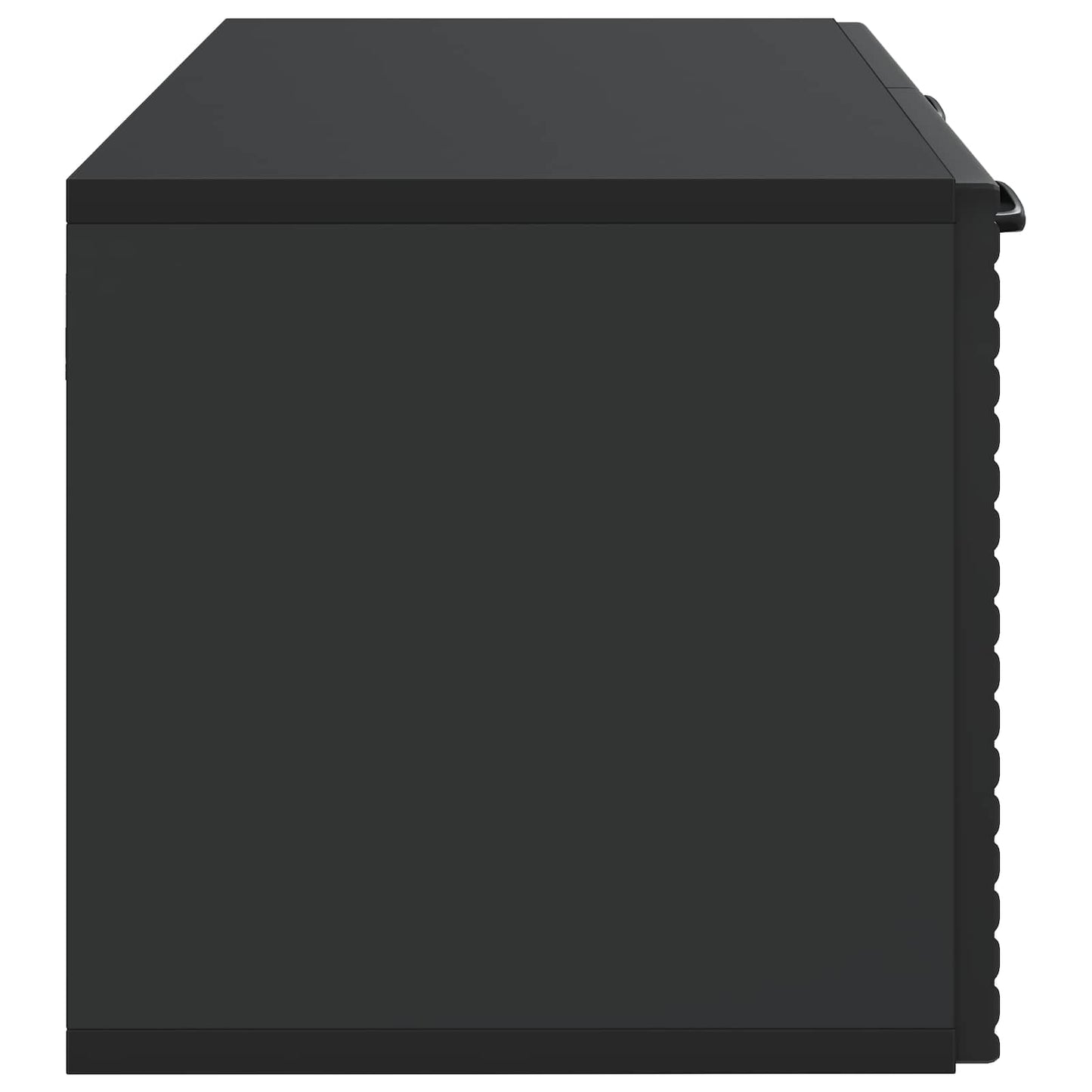 Wandmontierter TV-Schrank Schwarz 59,5 x 31 x 30 cm