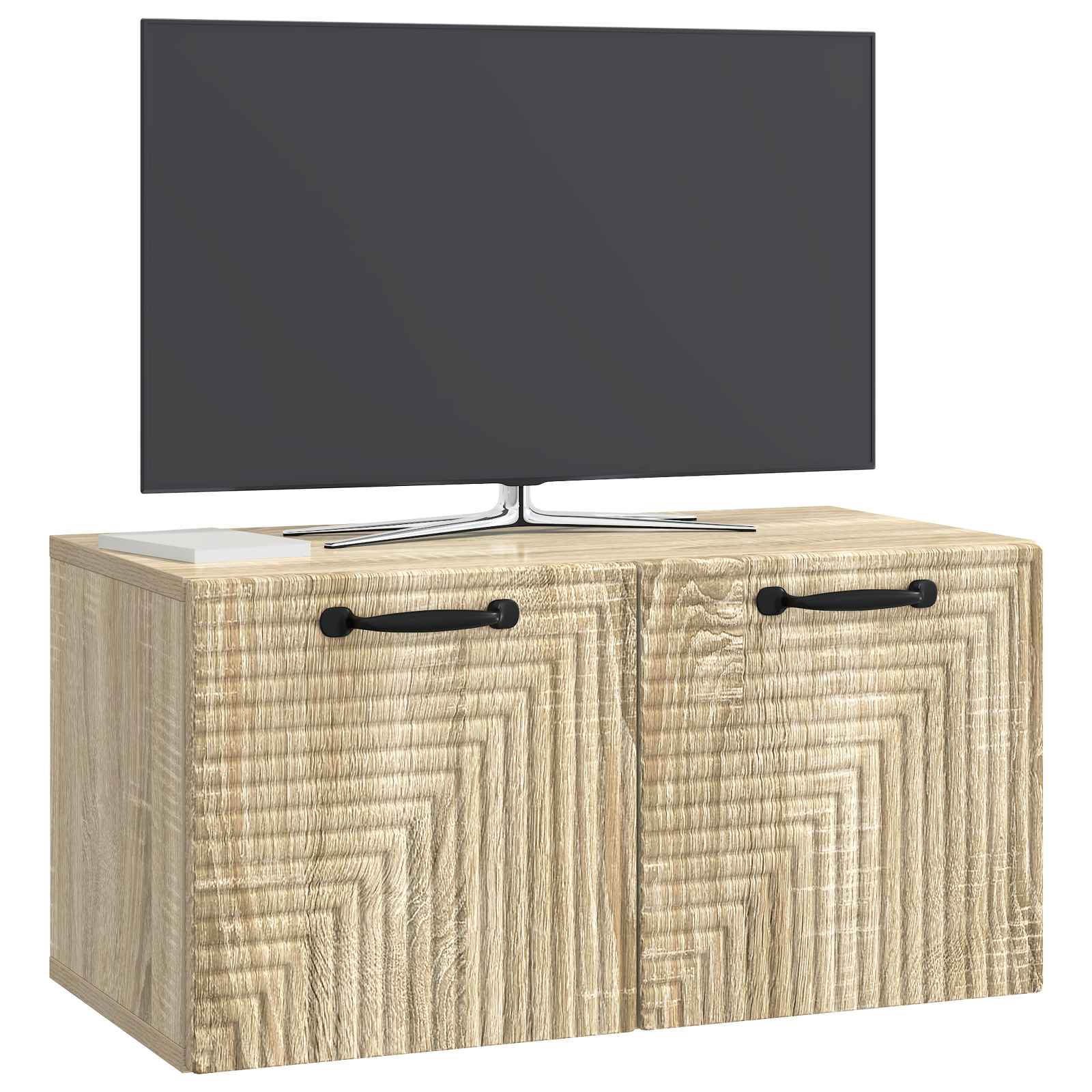 Wandmontierter TV-Schrank Sonoma-Eiche 59,5 x 31 x 30 cm