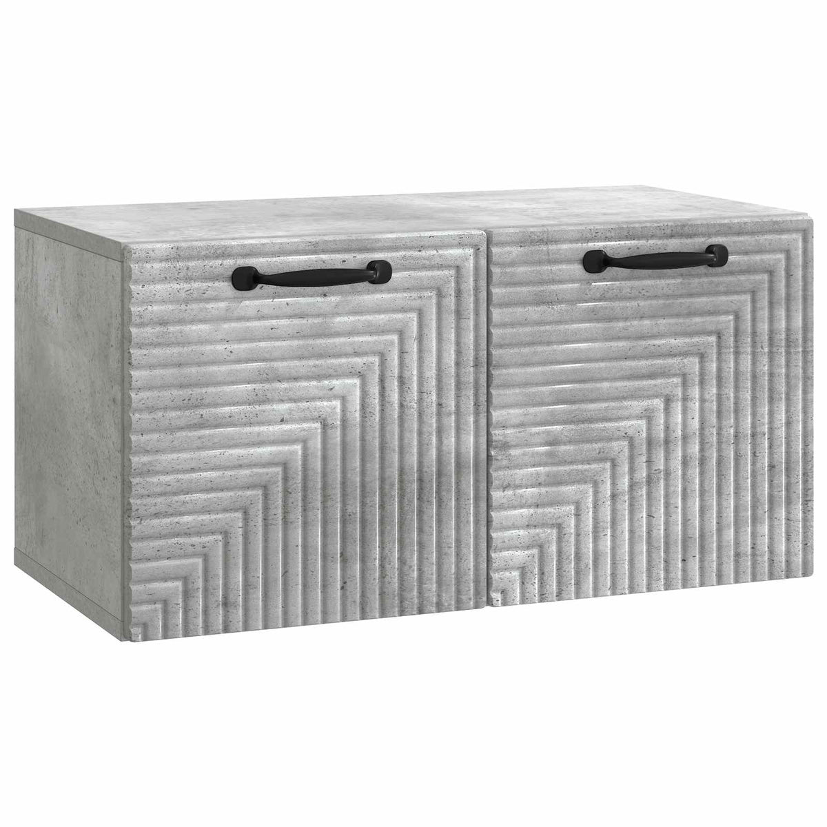 Wandmontierter TV-Schrank Betongrau 59,5 x 31 x 30 cm