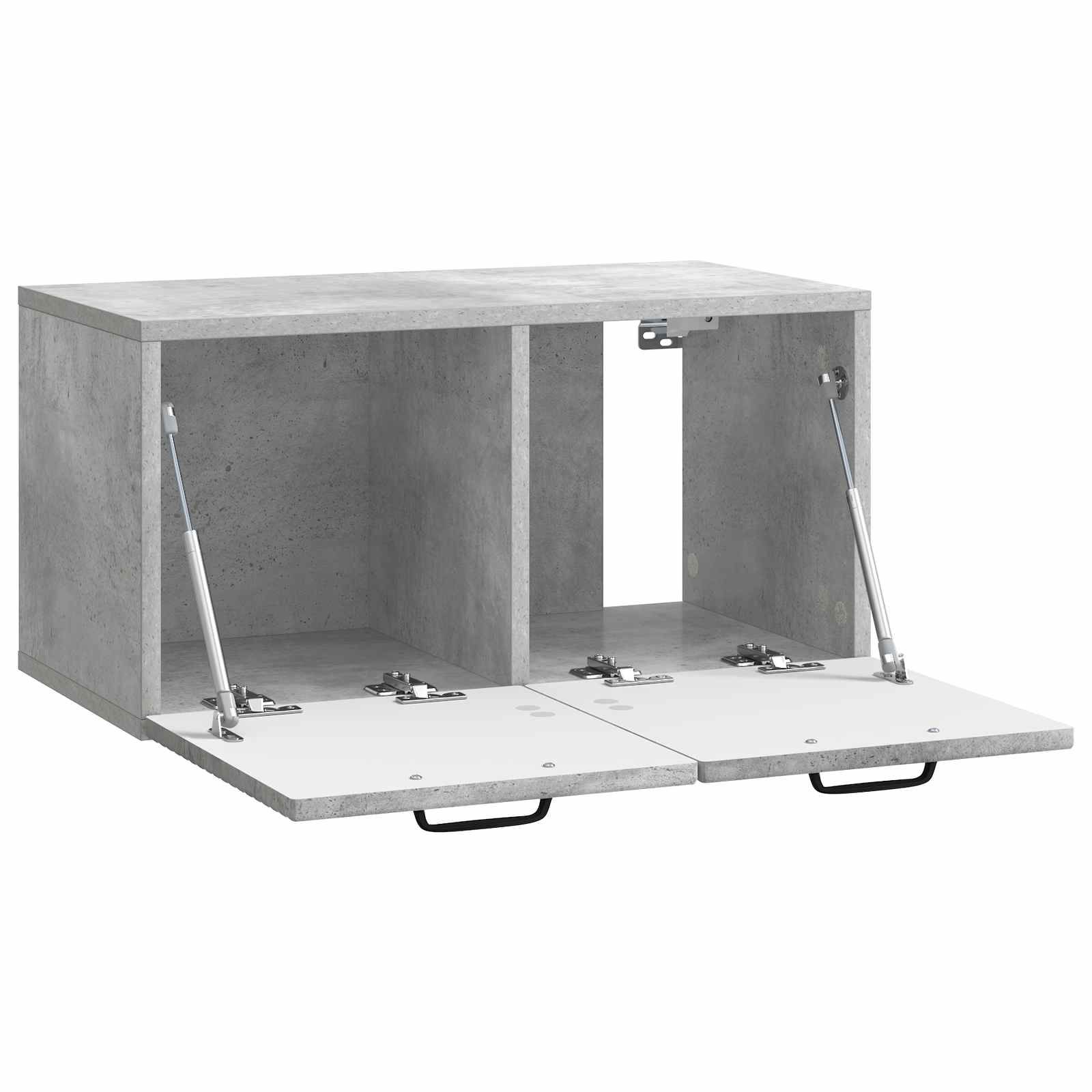 Wandmontierter TV-Schrank Betongrau 59,5 x 31 x 30 cm