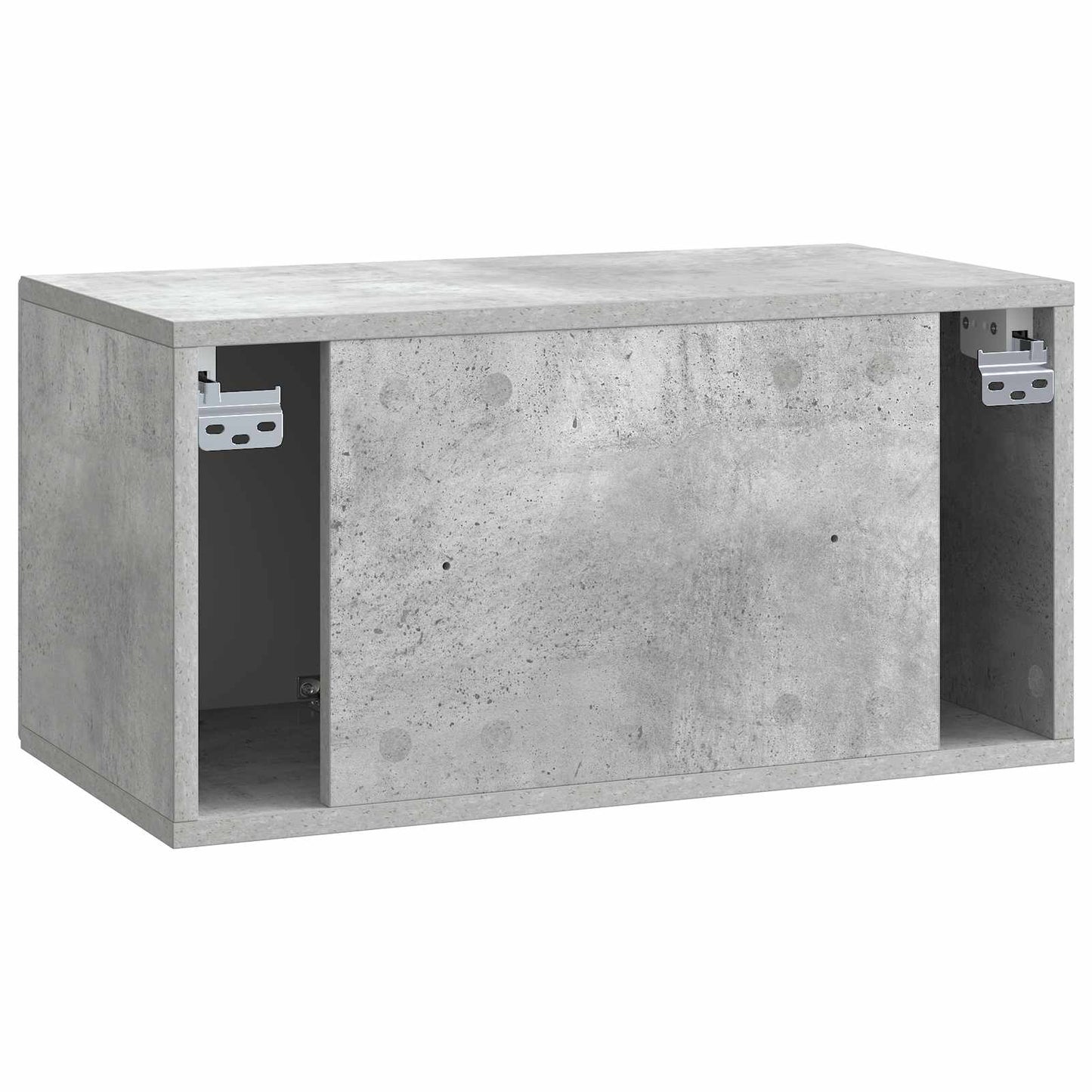 Wandmontierter TV-Schrank Betongrau 59,5 x 31 x 30 cm