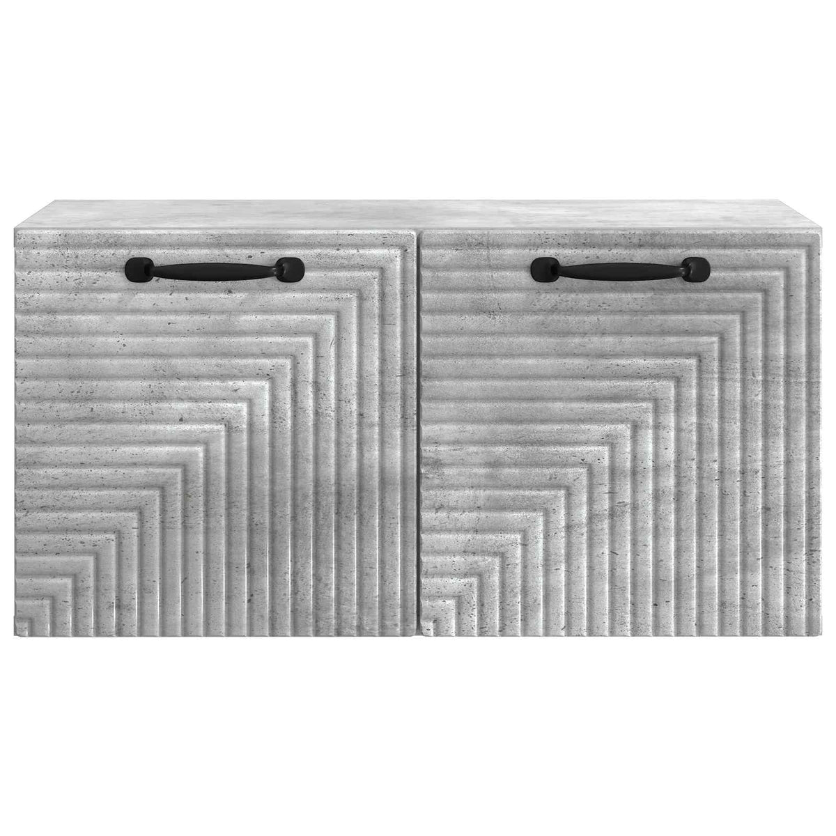 Wandmontierter TV-Schrank Betongrau 59,5 x 31 x 30 cm