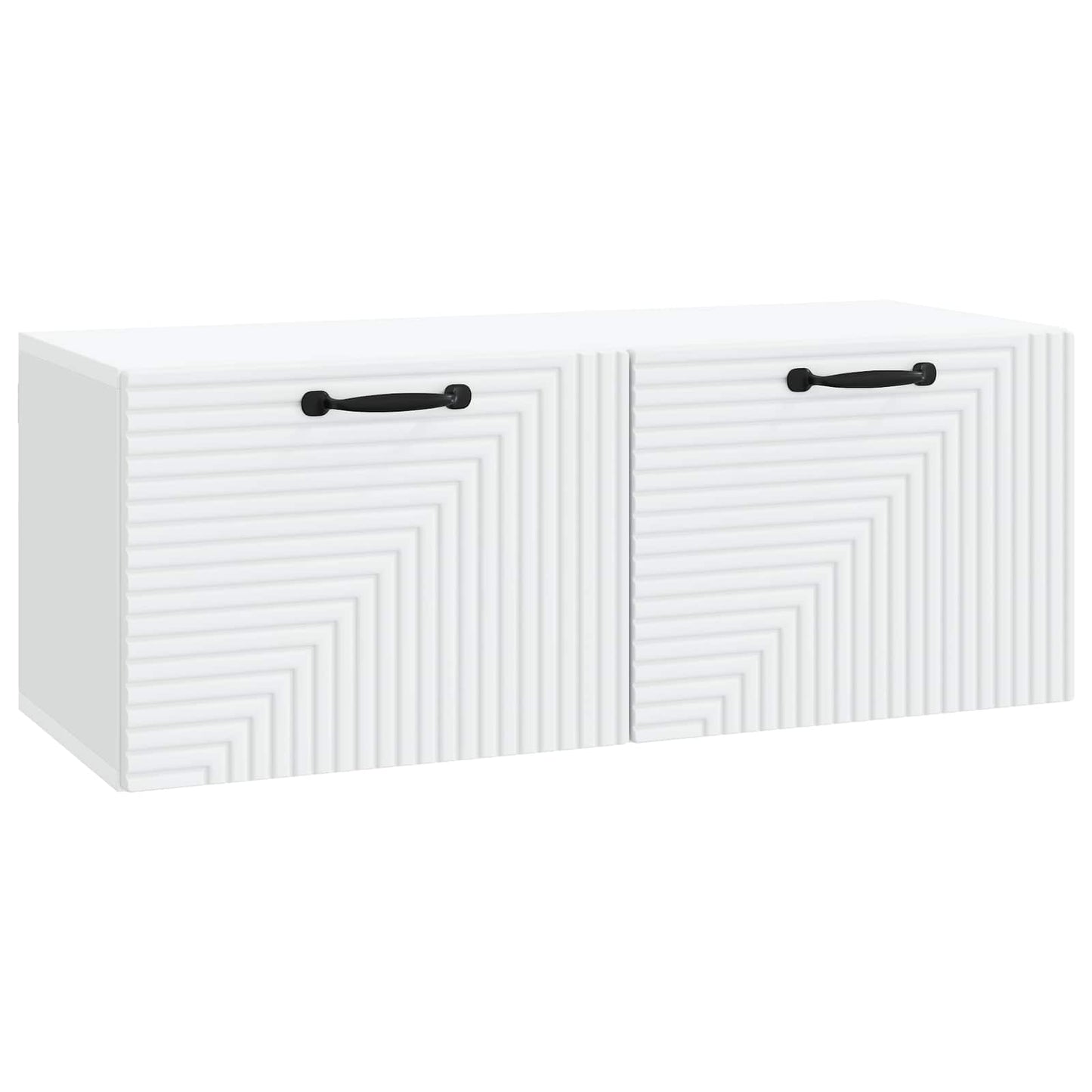 Wandmontierter TV-Schrank Weiß 78,5 x 31 x 30 cm Holzwerkstoff