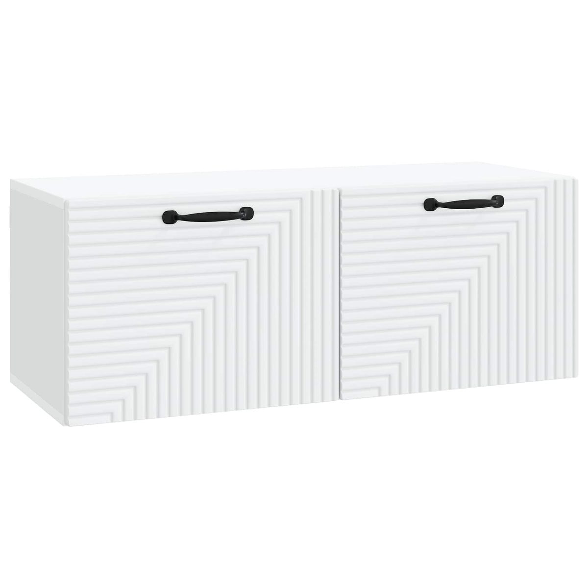 Wandmontierter TV-Schrank Weiß 78,5 x 31 x 30 cm Holzwerkstoff
