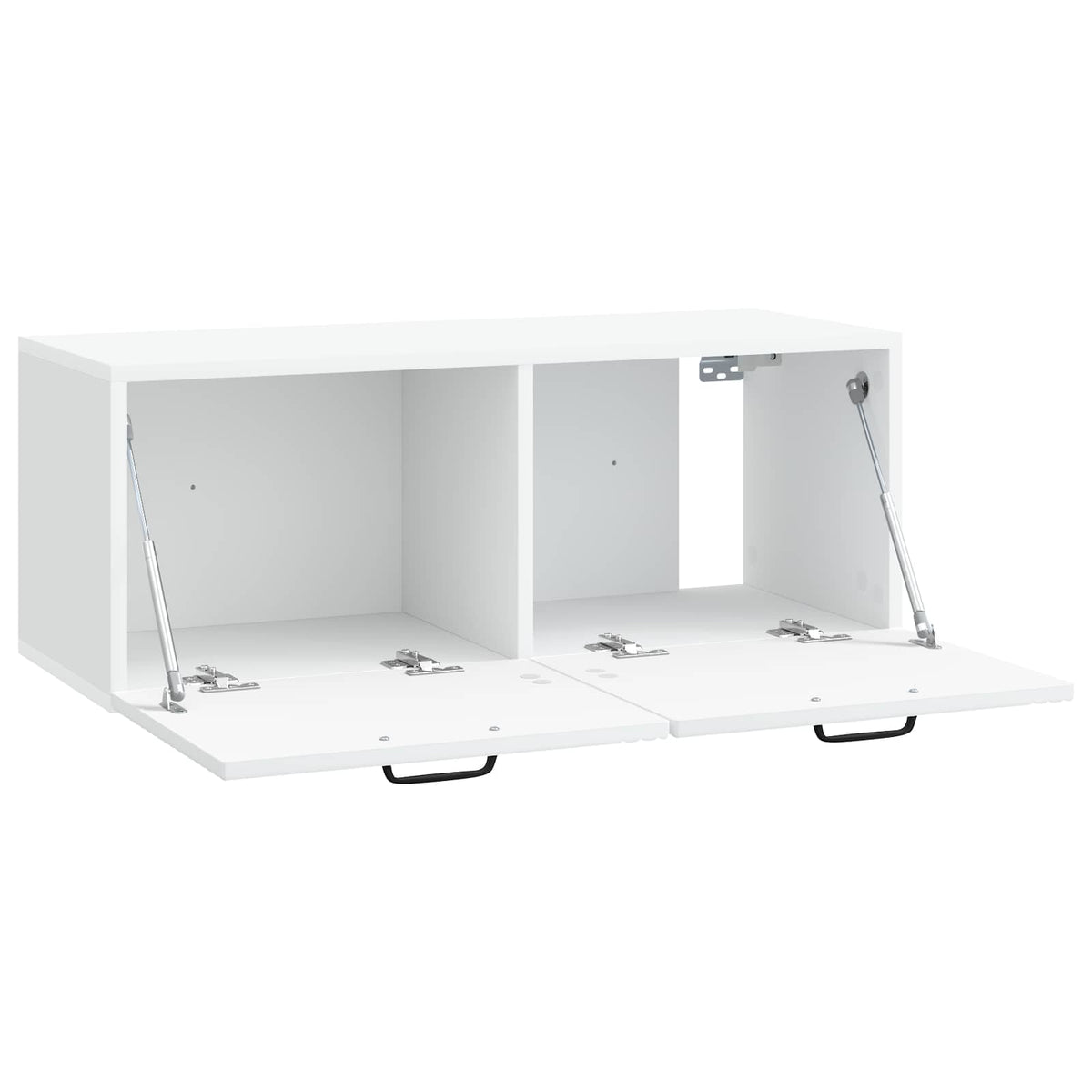 Wandmontierter TV-Schrank Weiß 78,5 x 31 x 30 cm Holzwerkstoff