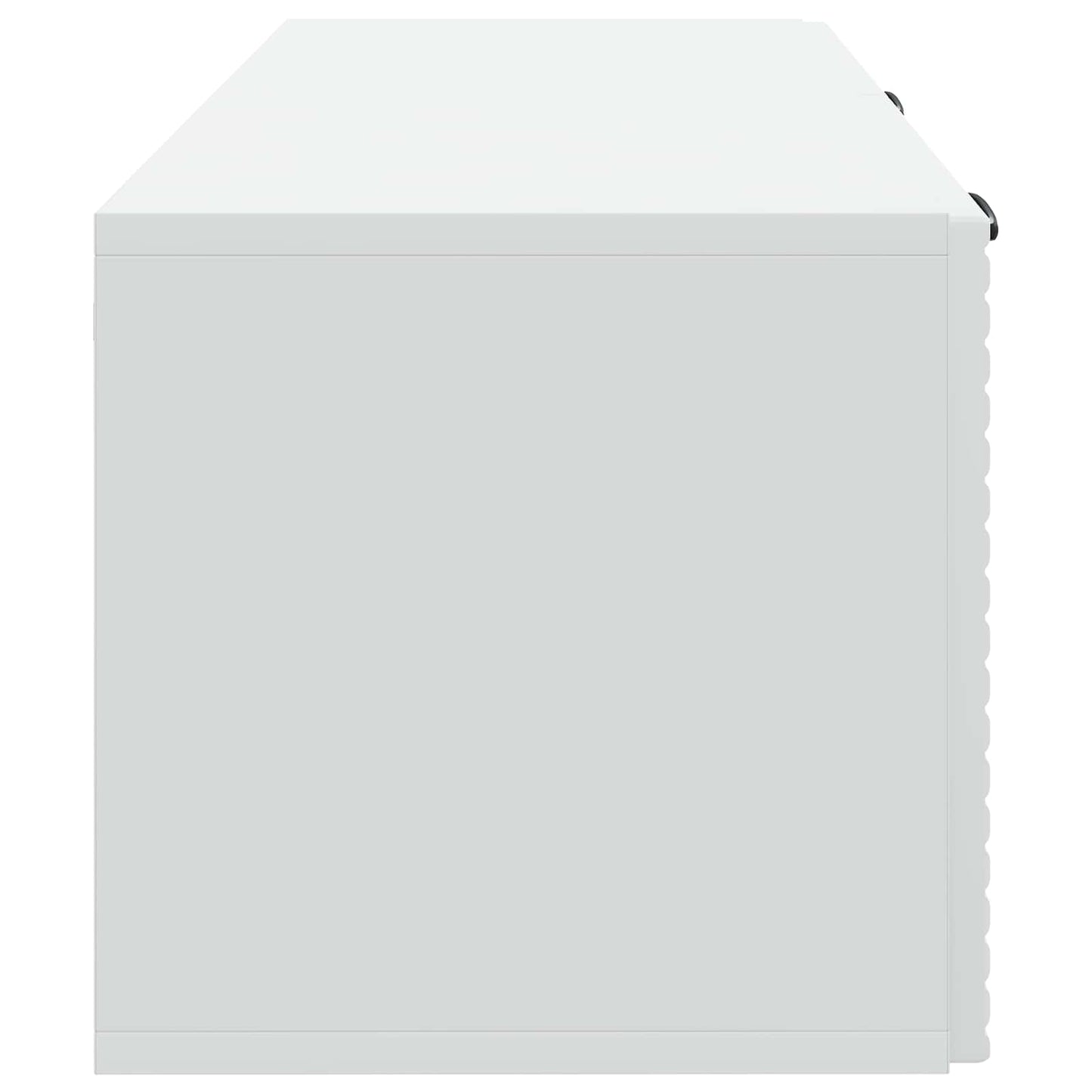 Wandmontierter TV-Schrank Weiß 78,5 x 31 x 30 cm Holzwerkstoff