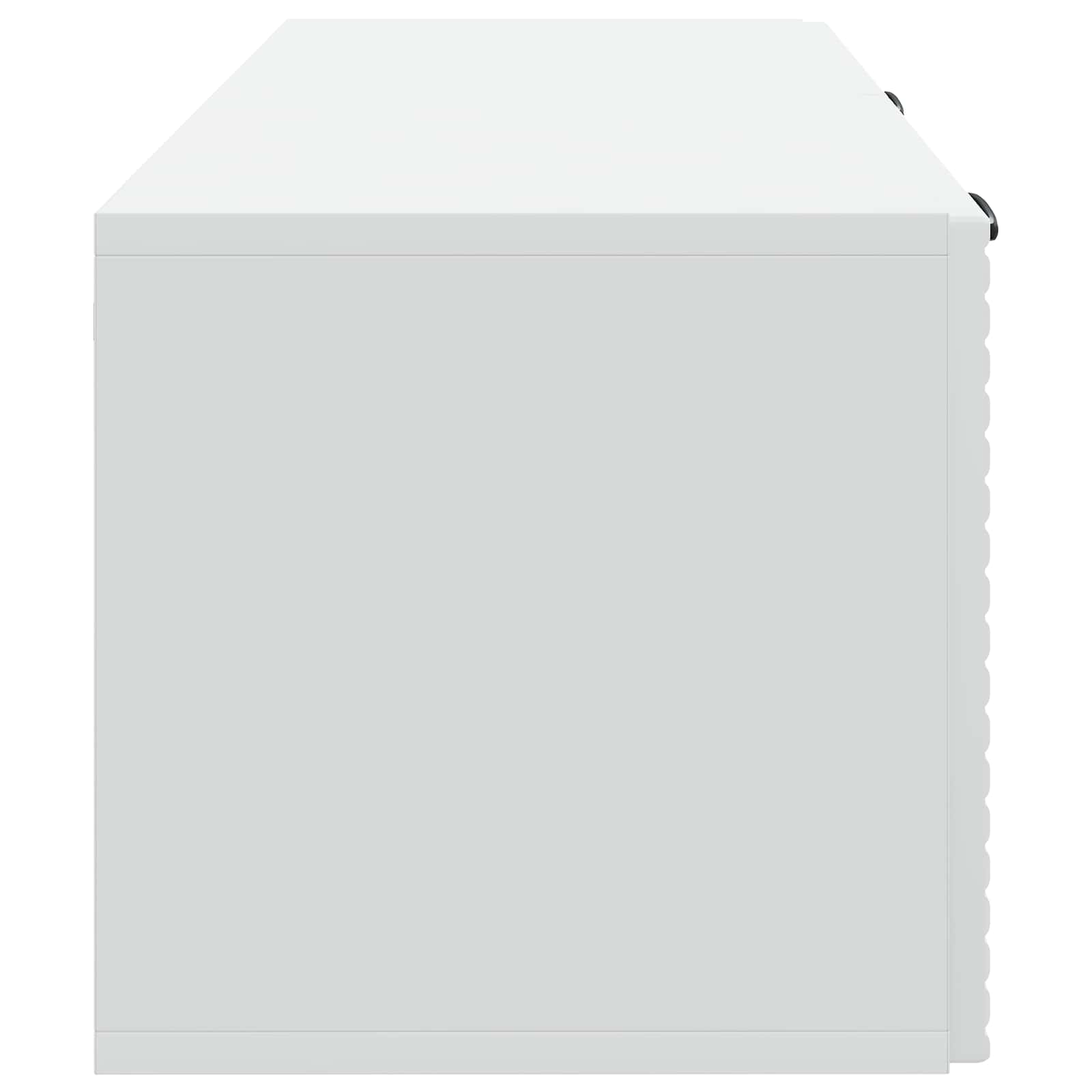 Wandmontierter TV-Schrank Weiß 78,5 x 31 x 30 cm Holzwerkstoff