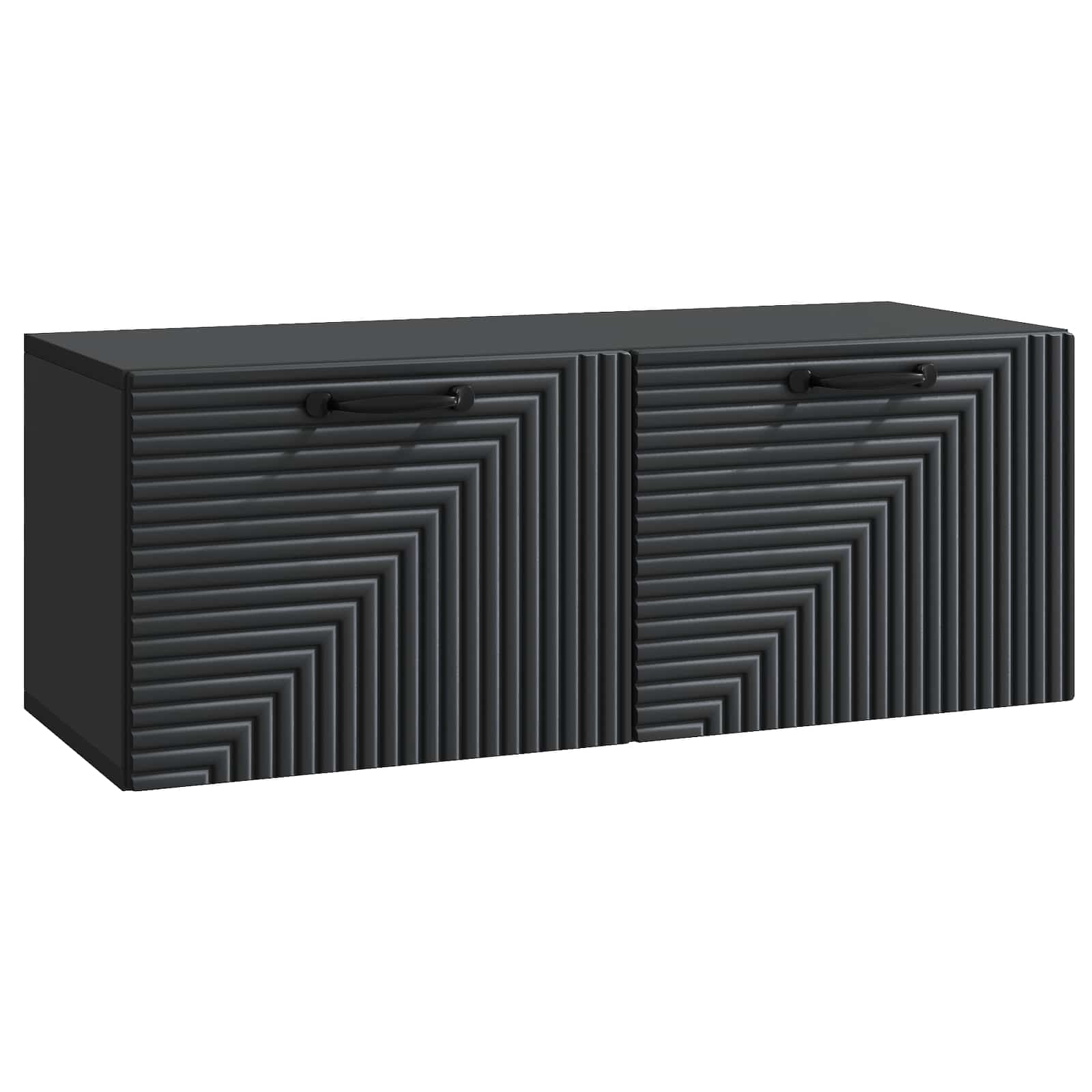 Wandmontierter TV-Schrank Schwarz 78,5 x 31 x 30 cm