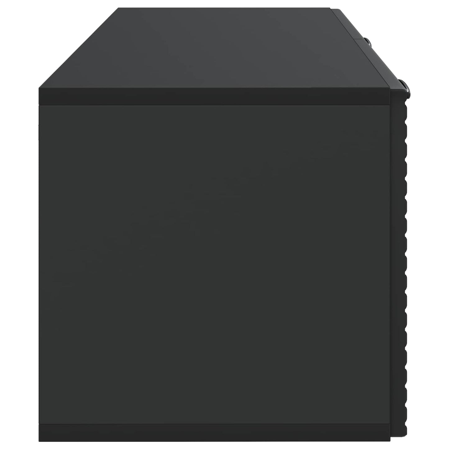 Wandmontierter TV-Schrank Schwarz 78,5 x 31 x 30 cm