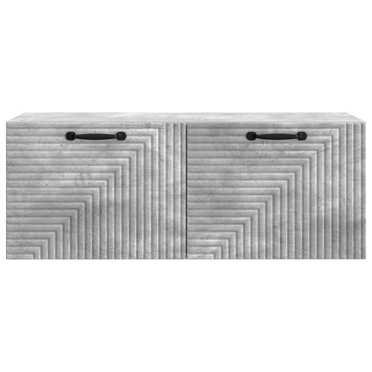 Wandmontierter TV-Schrank Betongrau 78,5 x 31 x 30 cm