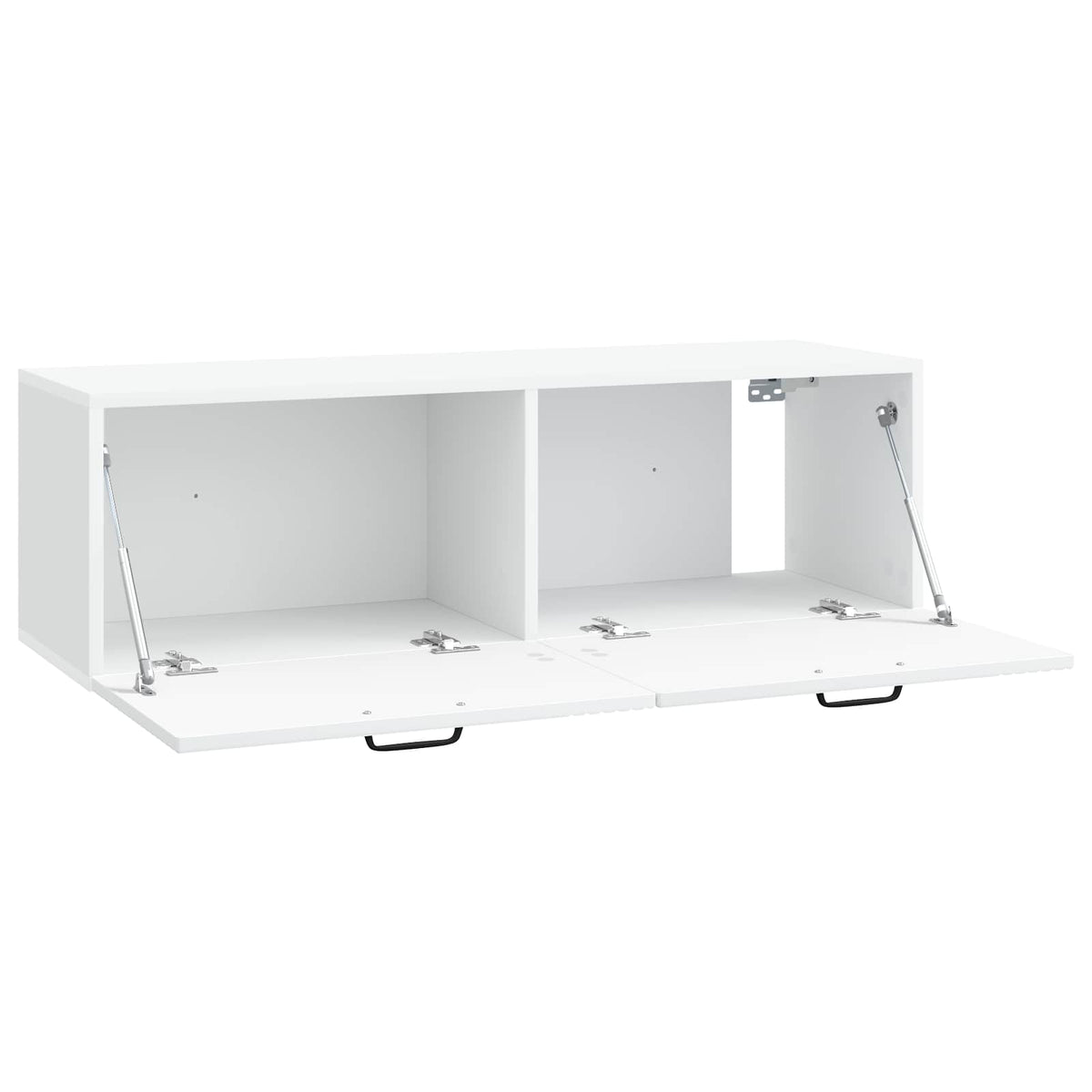 Wandmontierter TV-Schrank Weiß 98 x 31 x 30 cm Holzwerkstoff