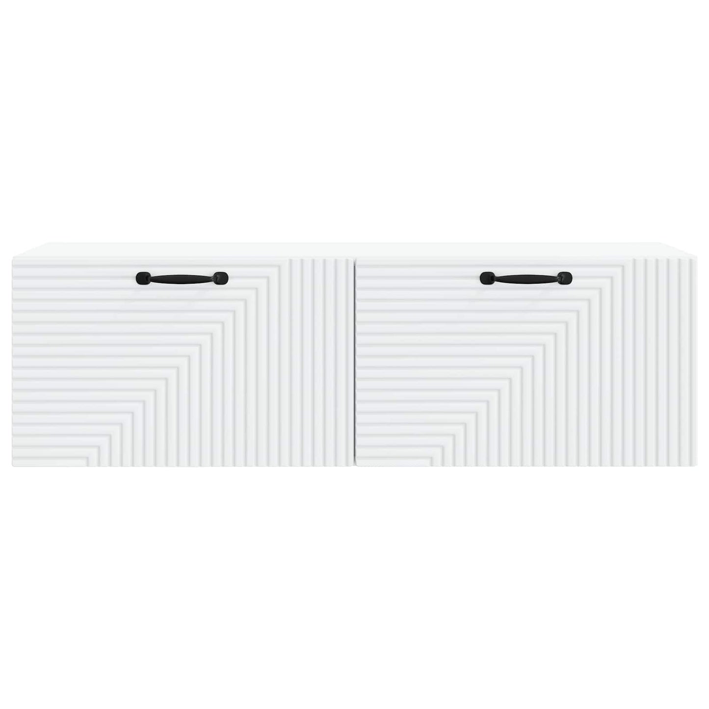 Wandmontierter TV-Schrank Weiß 98 x 31 x 30 cm Holzwerkstoff