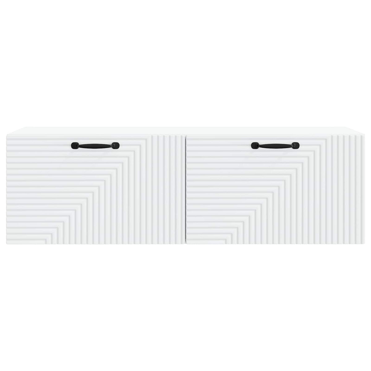 Wandmontierter TV-Schrank Weiß 98 x 31 x 30 cm Holzwerkstoff