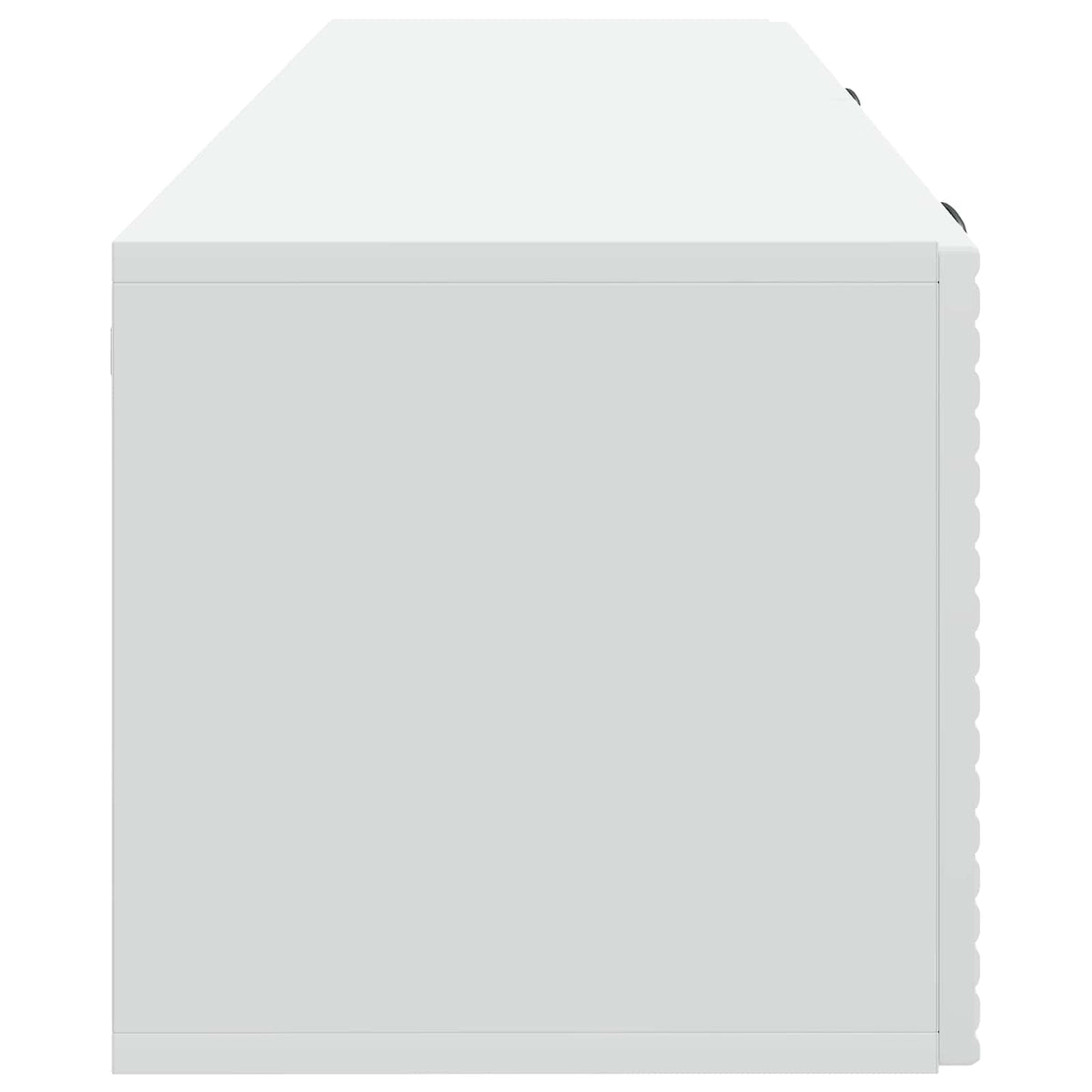 Wandmontierter TV-Schrank Weiß 98 x 31 x 30 cm Holzwerkstoff