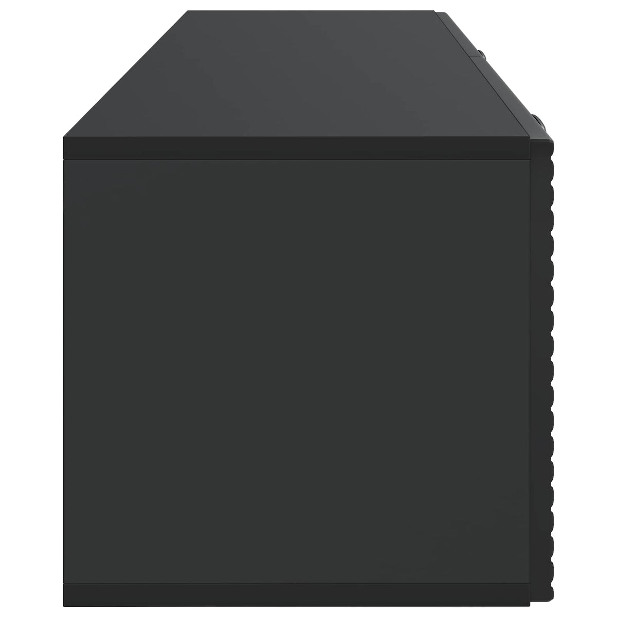 Wandmontierter TV-Schrank Schwarz 98 x 31 x 30 cm Holzwerkstoff