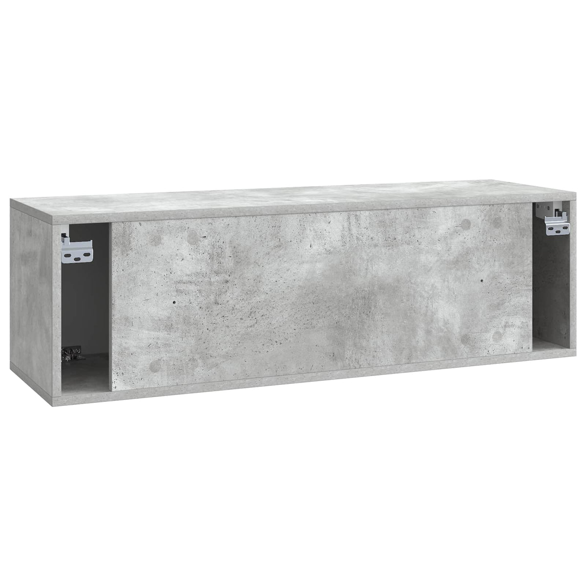 Wandmontierter TV-Schrank Betongrau 98 x 31 x 30 cm