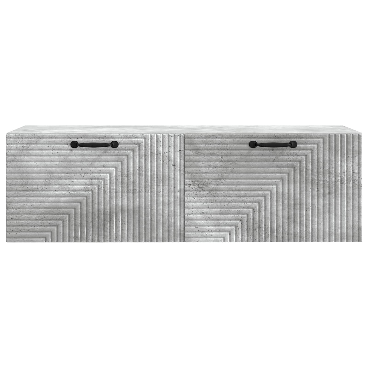 Wandmontierter TV-Schrank Betongrau 98 x 31 x 30 cm