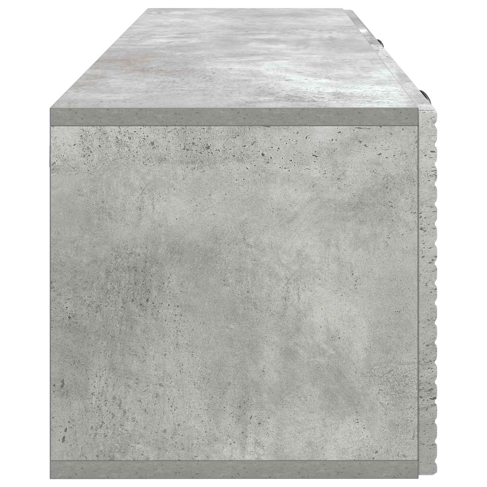 Wandmontierter TV-Schrank Betongrau 98 x 31 x 30 cm