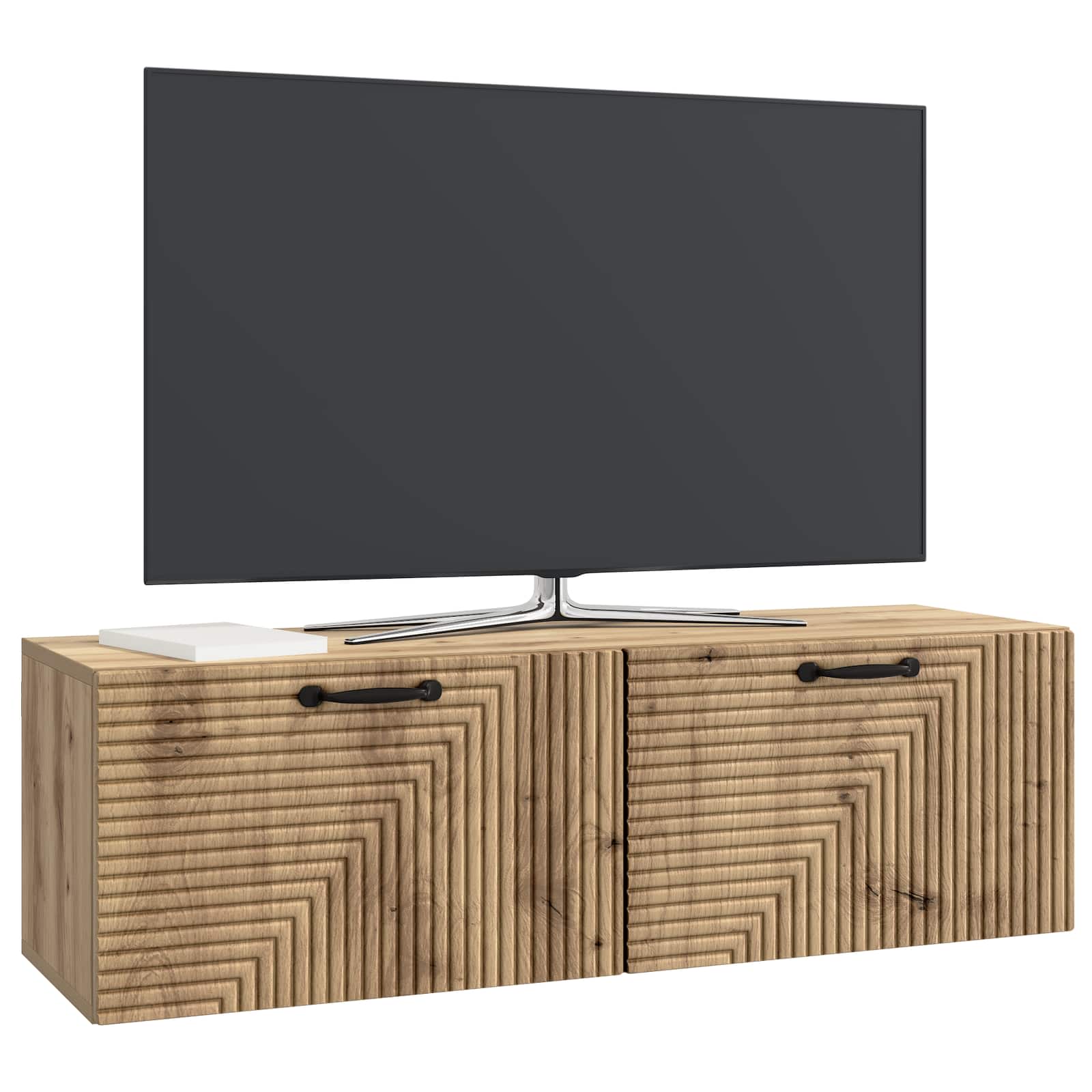 Wandmontierter TV-Schrank 98 x 31 x 30 cm Artisan-Eiche