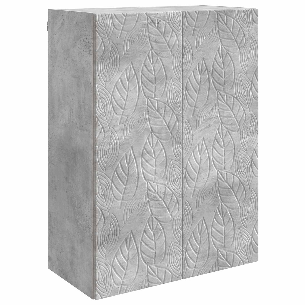 Wandschrank 66 x 34,5 x 90 cm Holzwerkstoff Betongrau