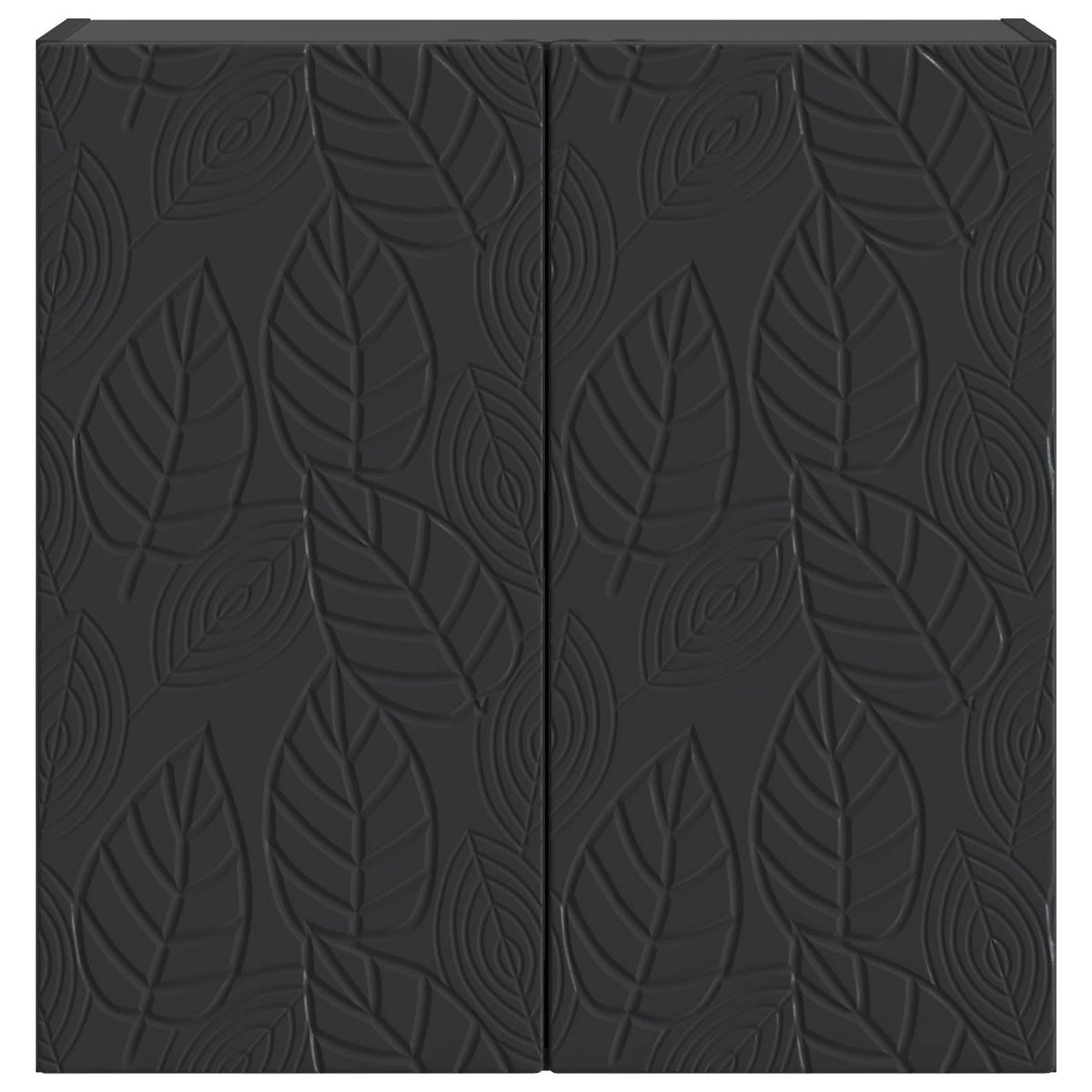 Wandschrank 59 x 31 x 60 cm Holzwerkstoff Schwarz