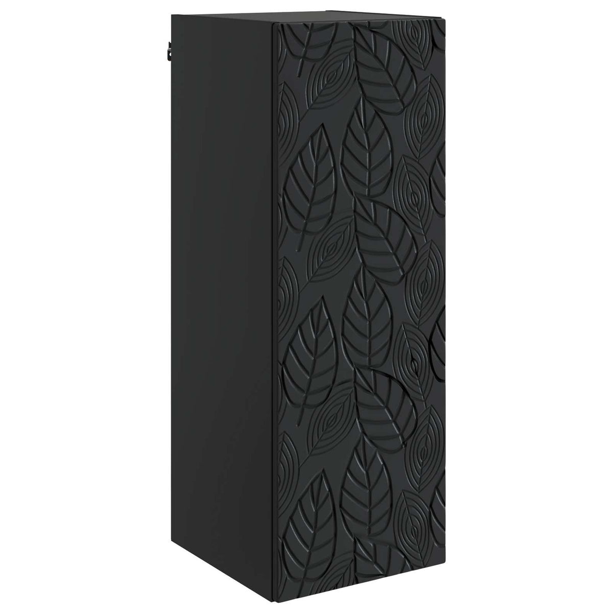Wandschrank 33 x 34,5 x 90 cm Holzwerkstoff Schwarz