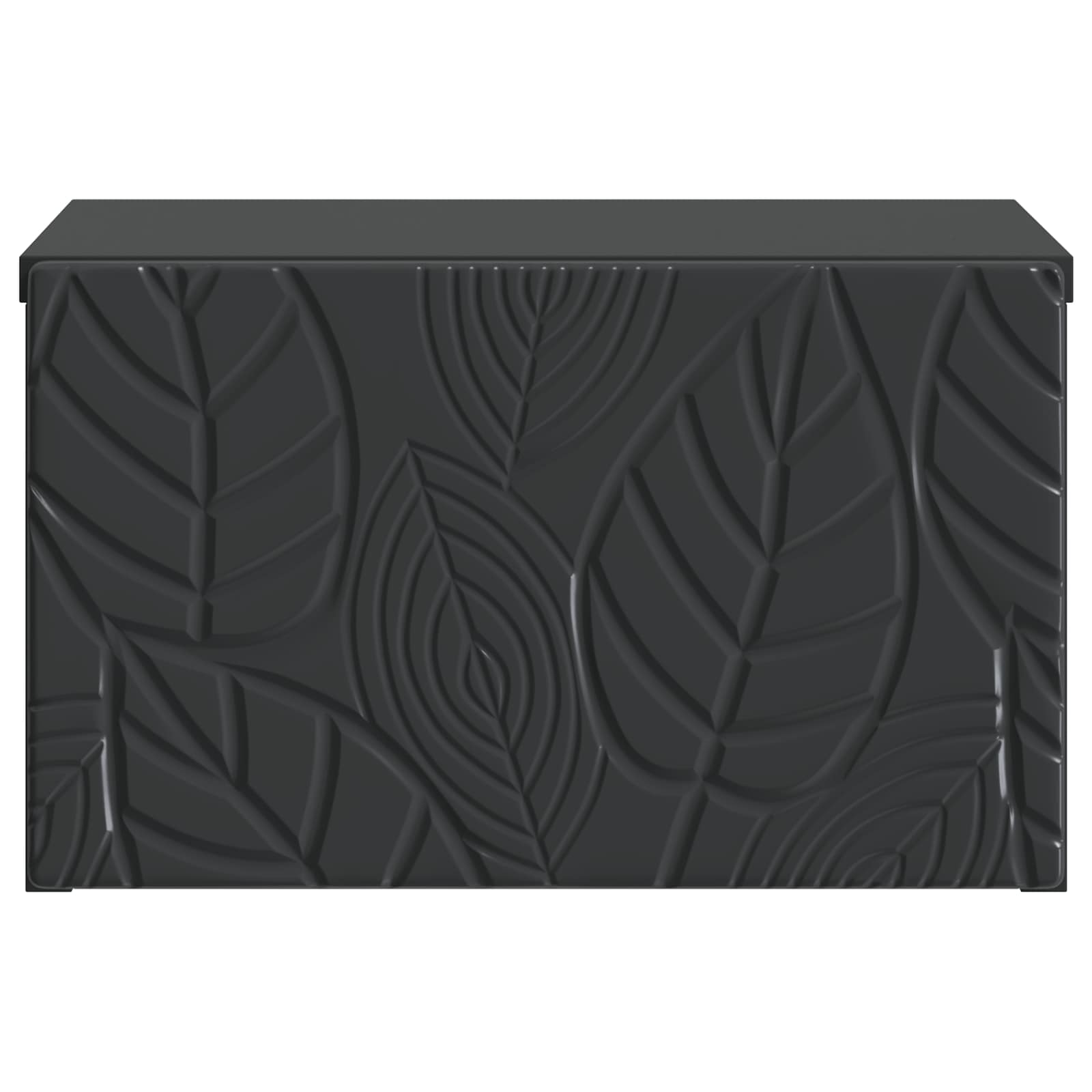 Wandmontierter Beistelltisch 2 stk. Schwarz 34,5 x 33 x 20 cm
