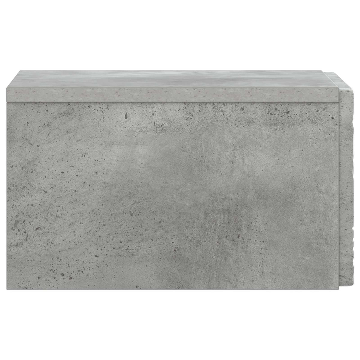 Wandmontierter Beistelltisch 2 stk. Betongrau 34,5 x 33 x 20 cm