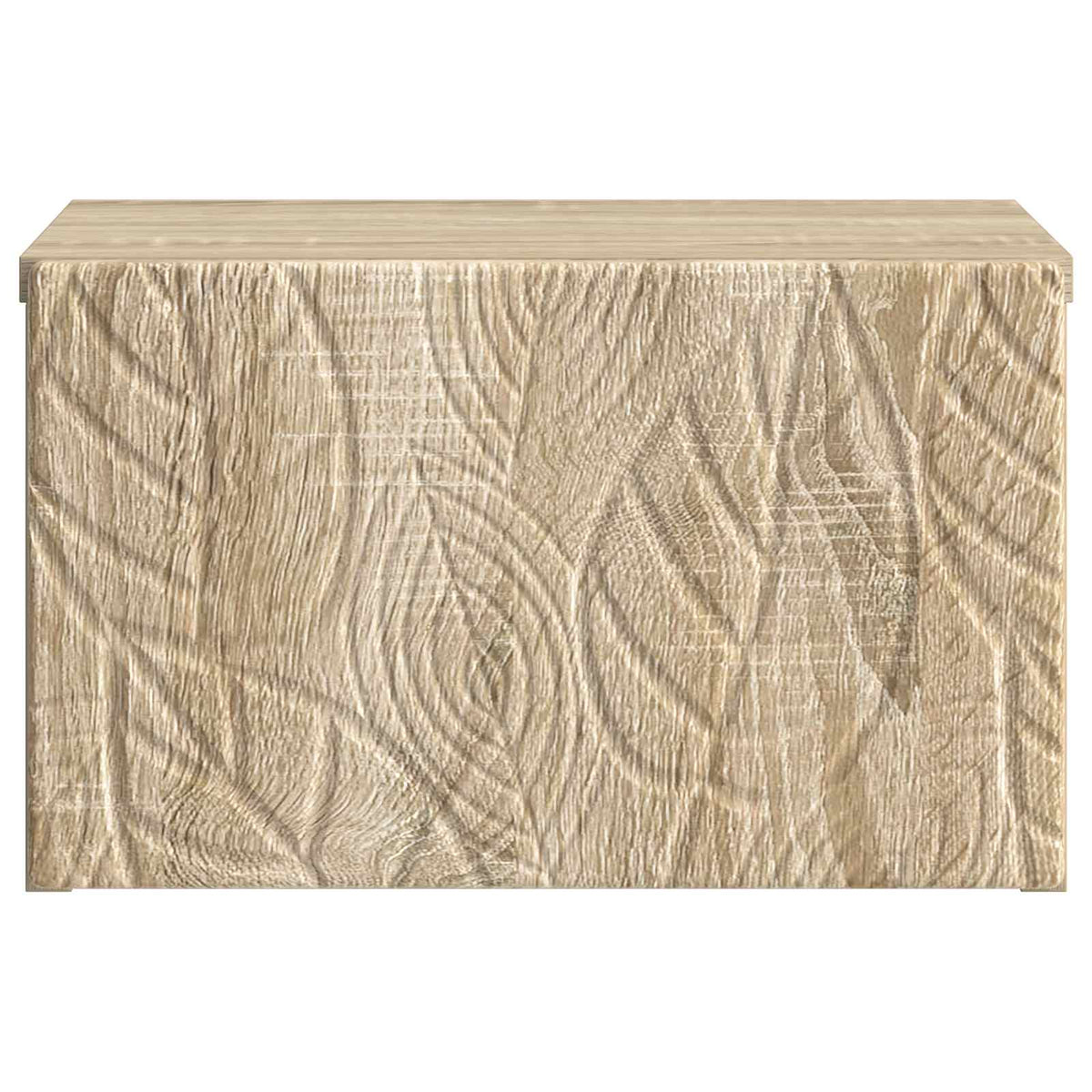 Wandmontierter Nachttisch 2 Stk. Sonoma-Eiche 49 x 34,5 x 20 cm