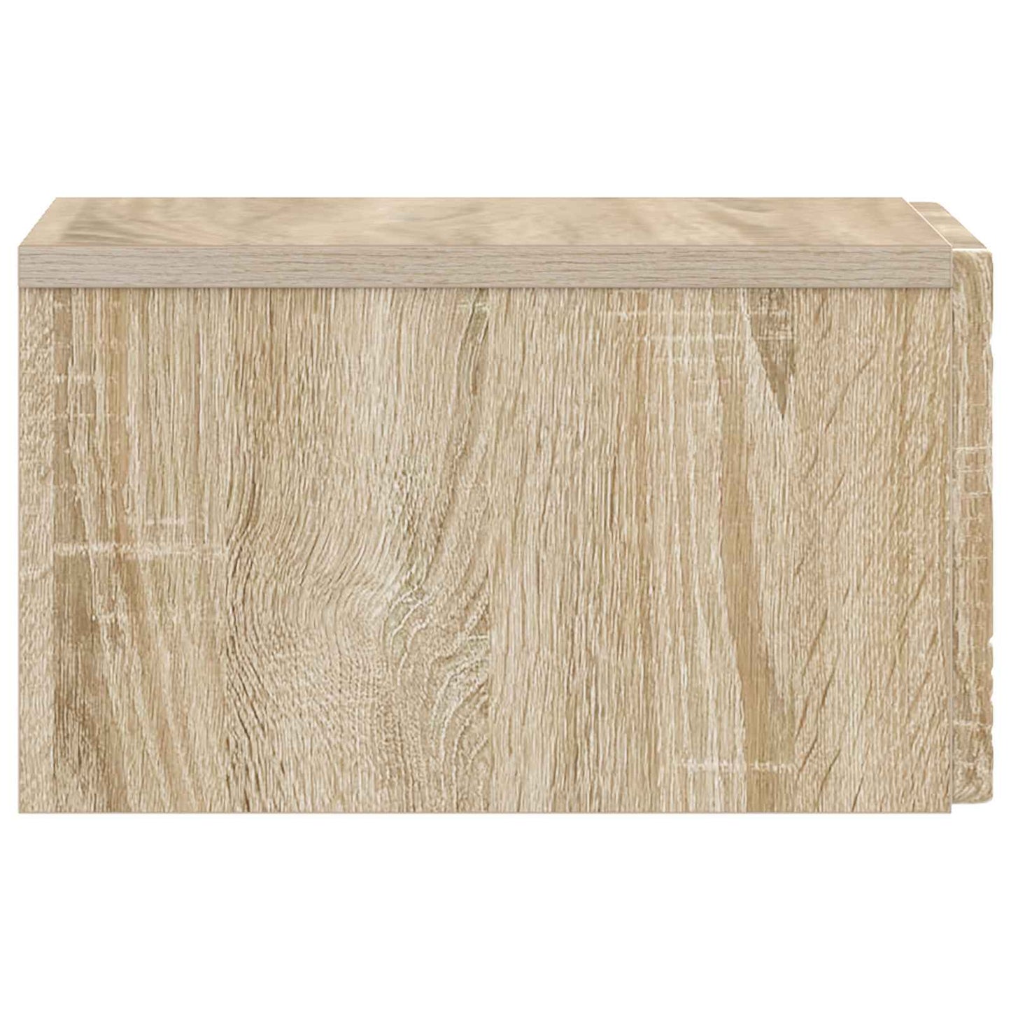 Wandmontierter Nachttisch 2 Stk. Sonoma-Eiche 49 x 34,5 x 20 cm
