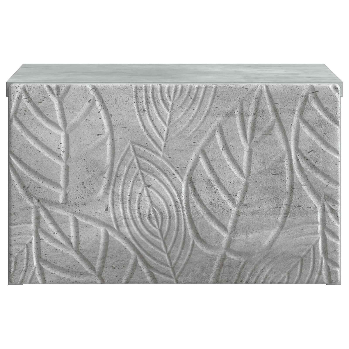Wandmontierter Nachttisch 2 Stk. Betongrau 49 x 34,5 x 20 cm