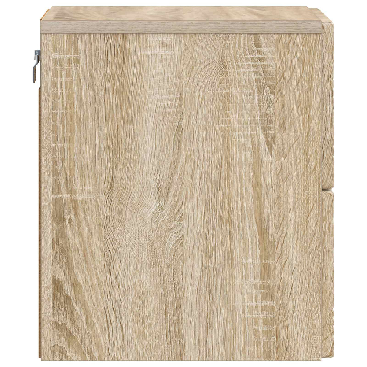 Wandmontierter Nachttisch 2 Stk. Sonoma-Eiche 34,5 x 33 x 40 cm