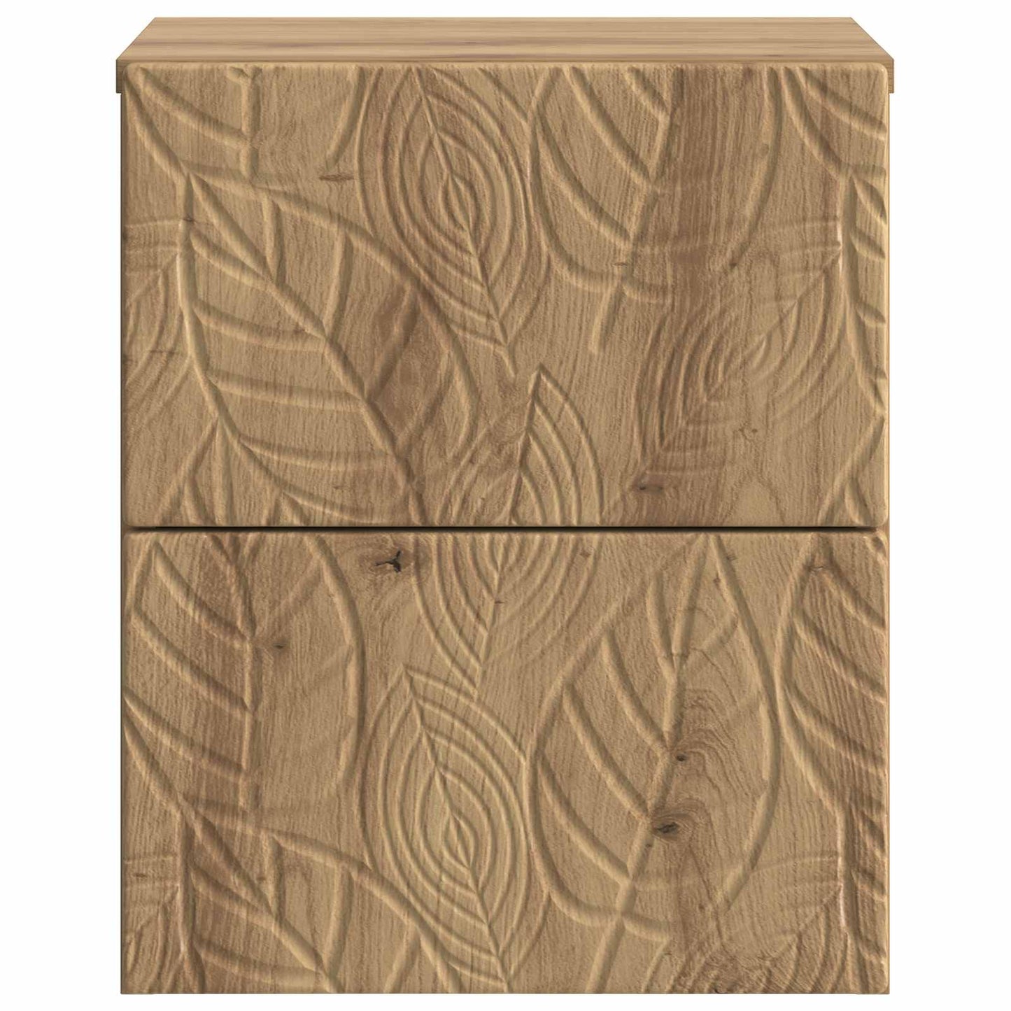 Wandmontierter Nachttisch 2 stk. Artisan-Eiche