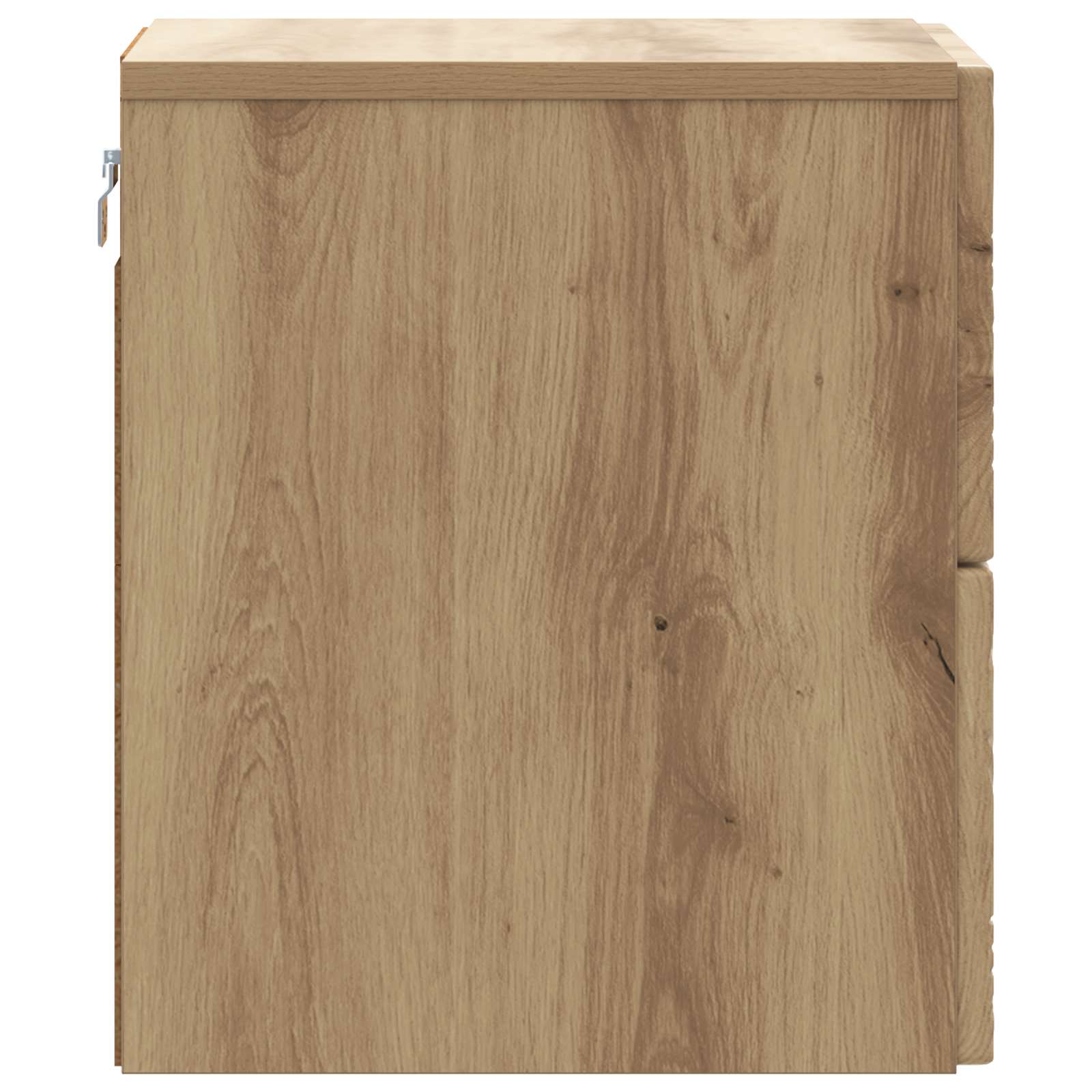 Wandmontierter Nachttisch 2 stk. Artisan-Eiche