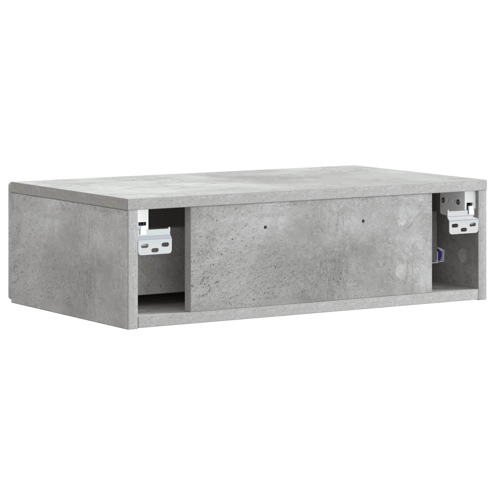 Wandmontierter Beistelltisch 59 x 34,5 x 17 cm Holzwerkstoff