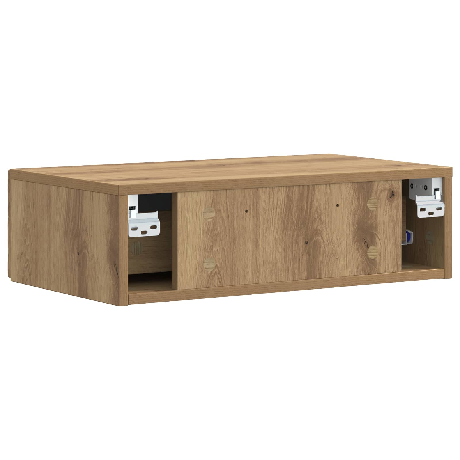 Wandmontierter Beistelltisch 59 x 34,5 x 17 cm Holzwerkstoff