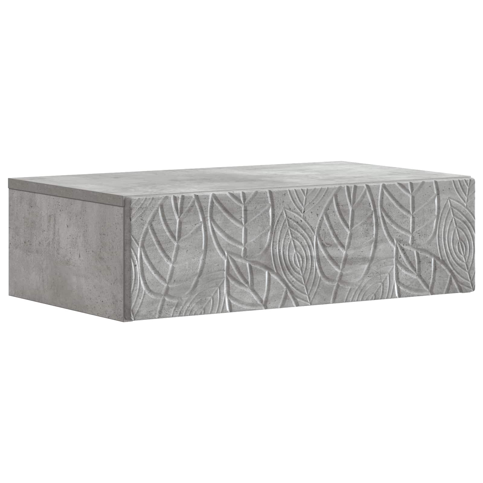 Wandmontierter Beistelltisch 87,5 x 34,5 x 17 cm Holzwerkstoff