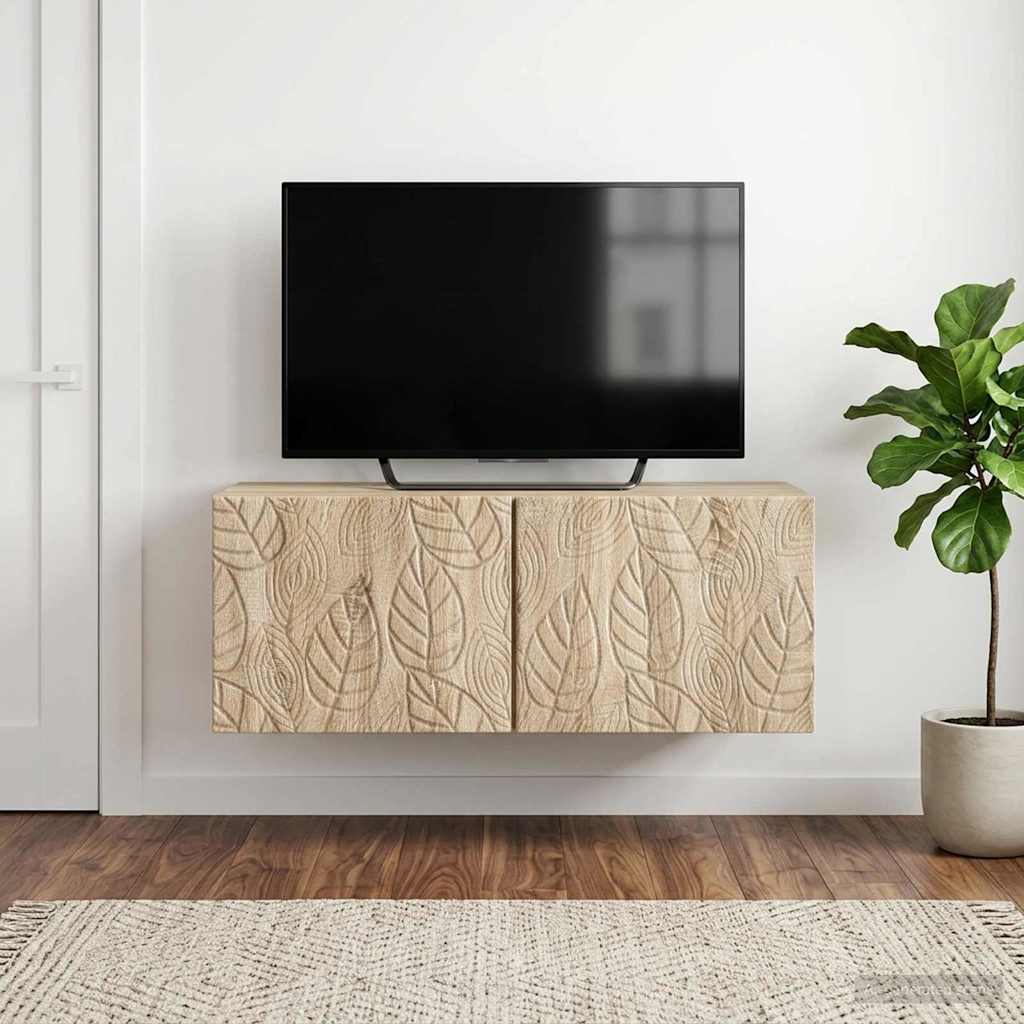 Wandmontierter TV-Schrank 59,5 x 41 x 30 cm Sonoma-Eiche