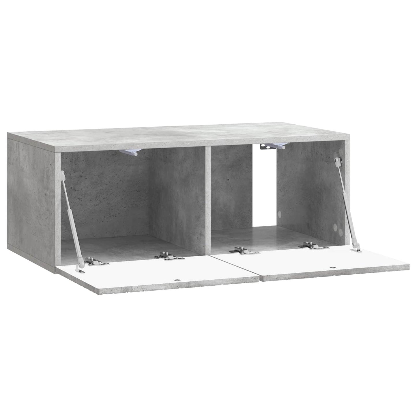 Wandmontierter TV-Schrank 59,5 x 41 x 30 cm Betongrau