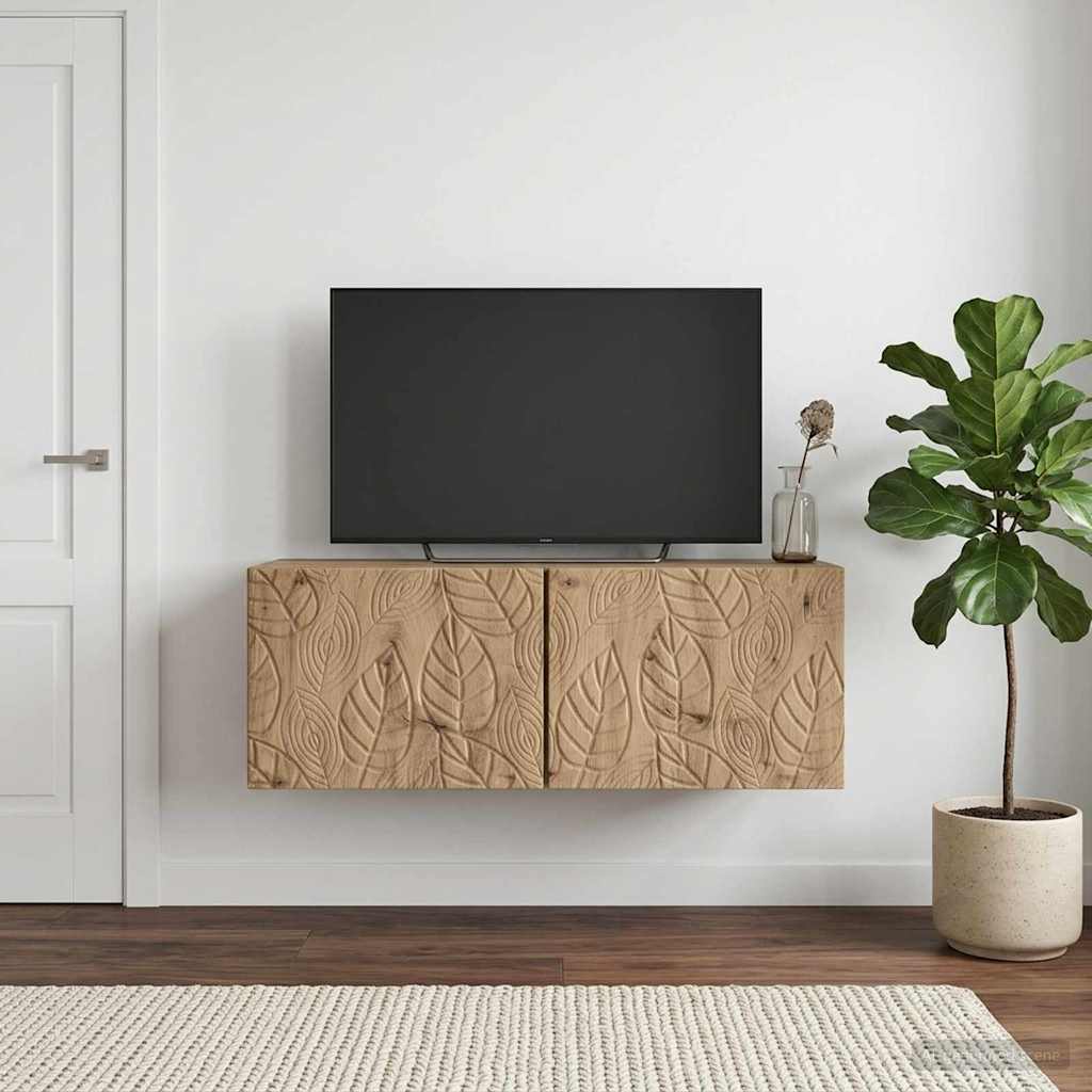 Wandmontierter TV-Schrank 59,5 x 41 x 30 cm Artisan-Eiche