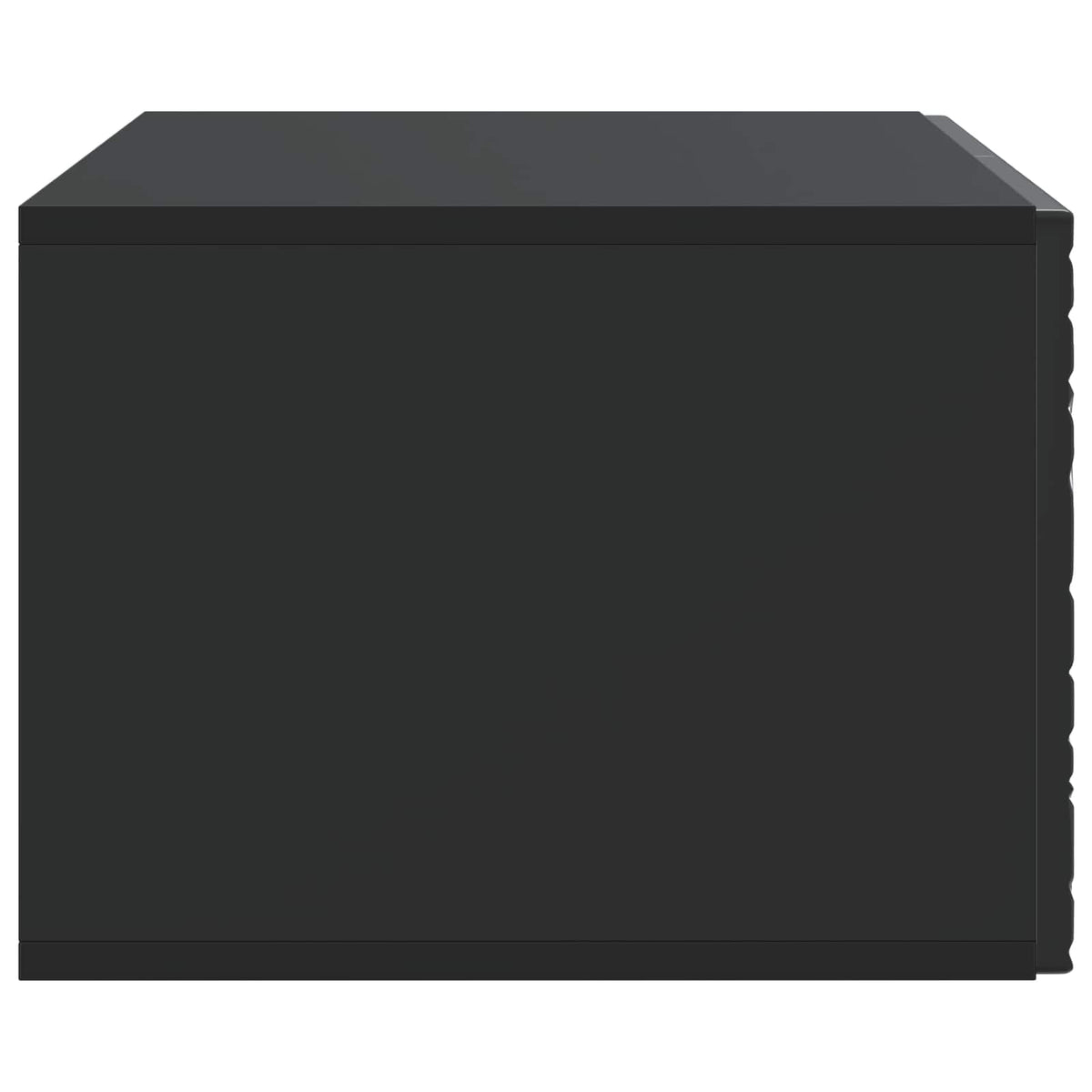 Wandmontierter TV-Schrank 98 x 41 x 30 cm Schwarz Holzwerkstoff