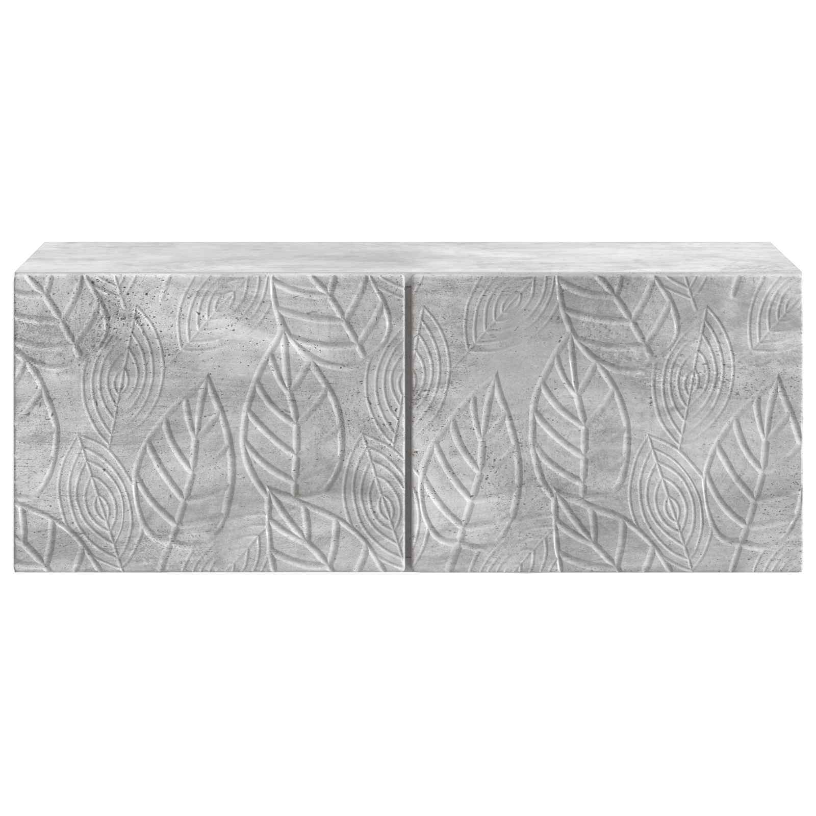 Wandmontierter TV-Schrank 98 x 41 x 30 cm Betongrau
