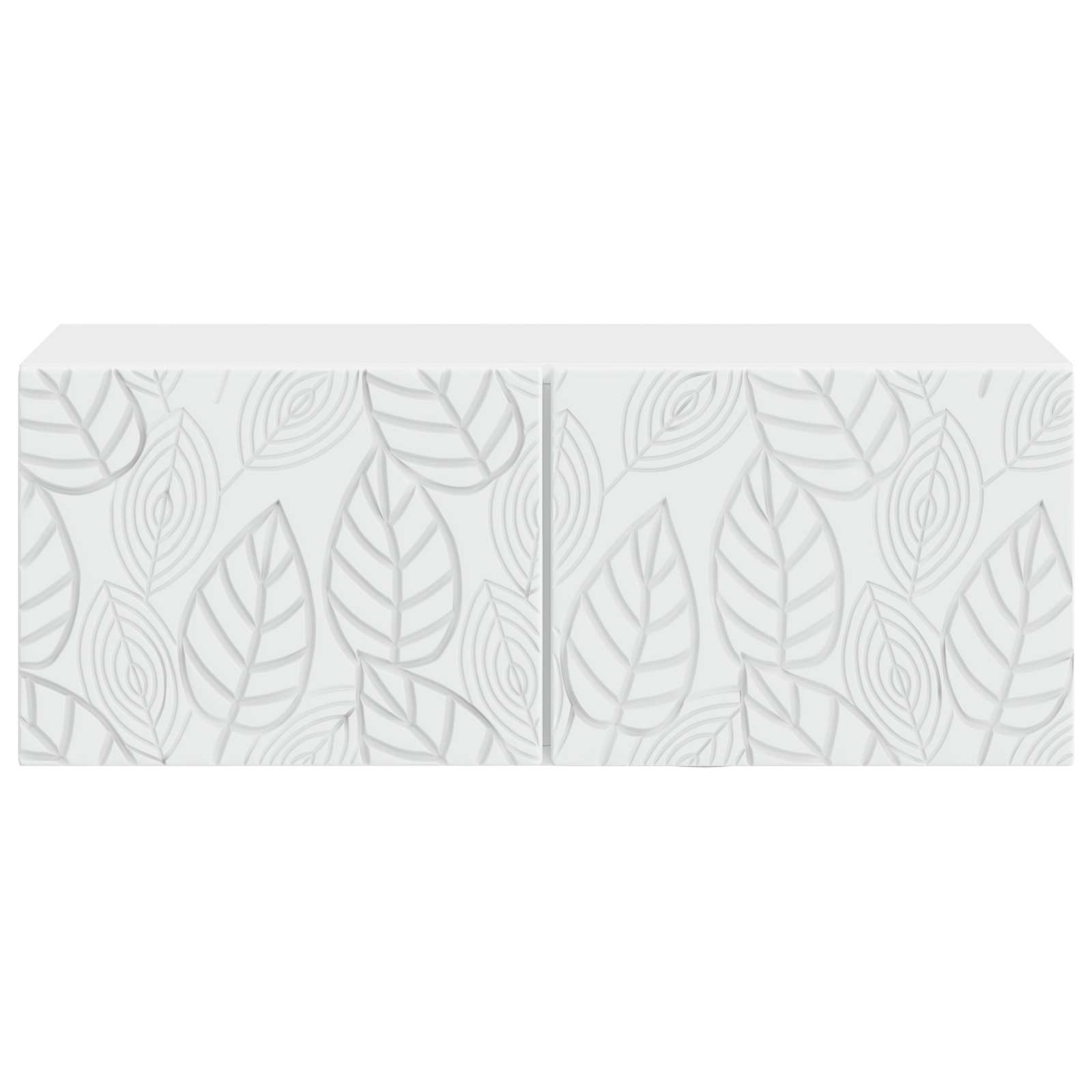 Wandmontierter TV-Schrank 78,5 x 31 cm Weiß Holzwerkstoff