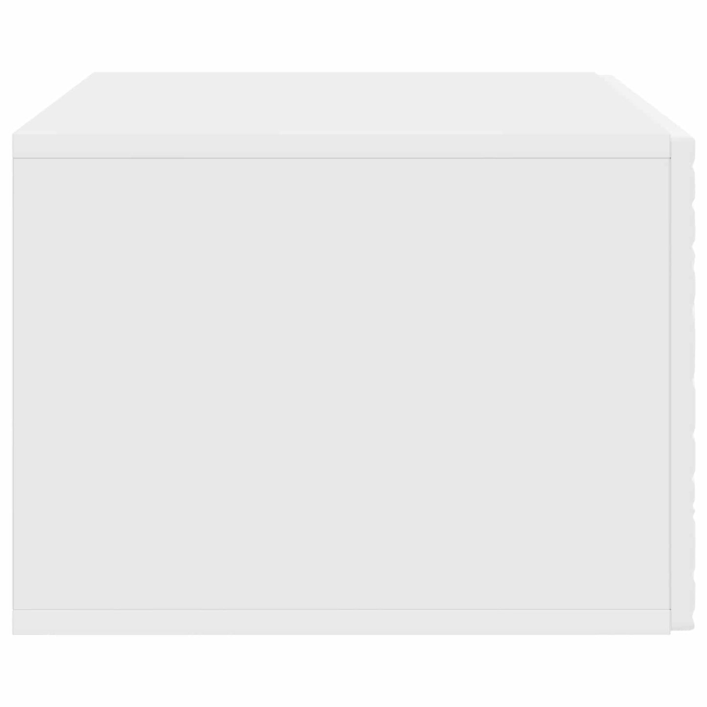 Wandmontierter TV-Schrank 78,5 x 31 cm Weiß Holzwerkstoff