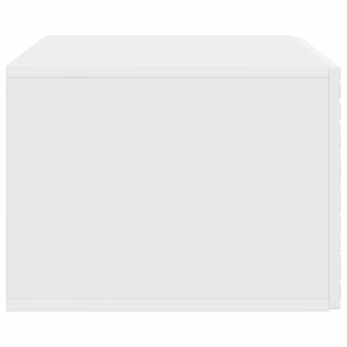Wandmontierter TV-Schrank 78,5 x 31 cm Weiß Holzwerkstoff