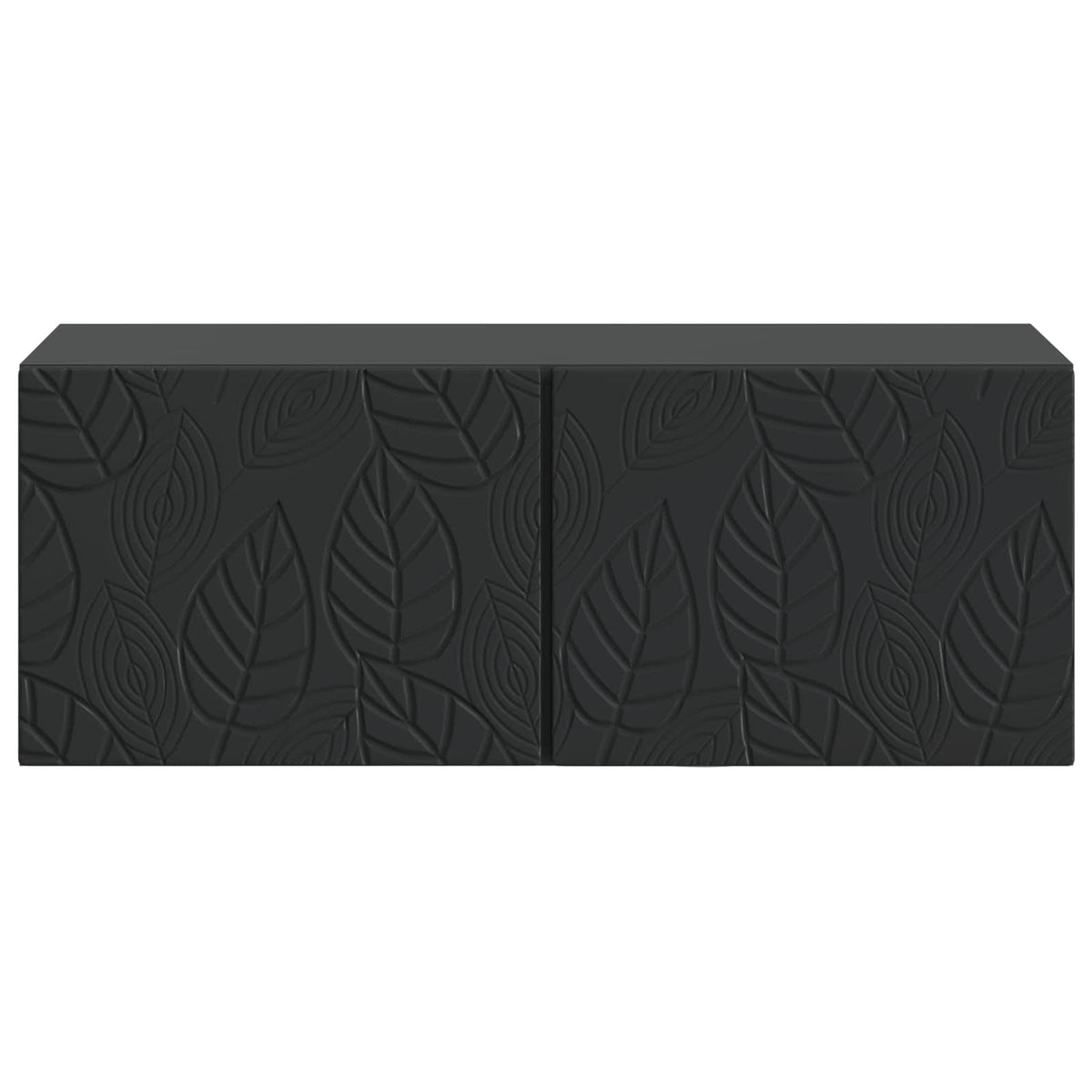 Wandmontierter TV-Schrank 78,5 x 31 cm Schwarz Holzwerkstoff
