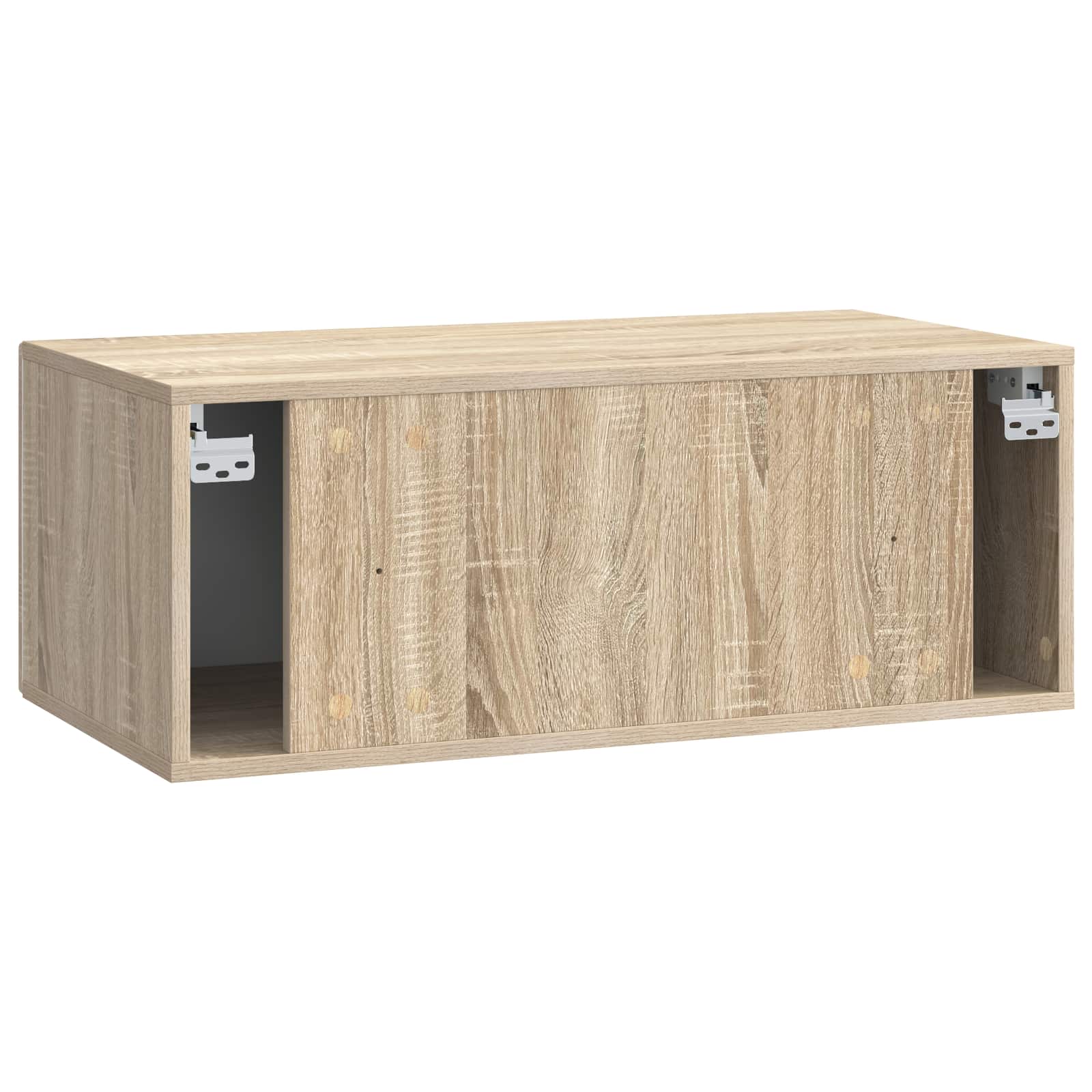 Wandmontierter TV-Schrank 78,5 x 31 cm Sonoma-Eiche
