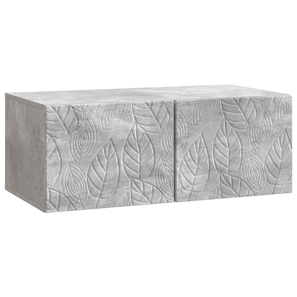 Wandmontierter TV-Schrank 78,5 x 31 cm Betongrau Holzwerkstoff