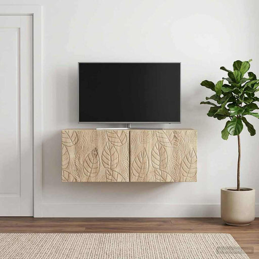 Wandmontierter TV-Schrank 98 x 31 cm Sonoma-Eiche Holzwerkstoff
